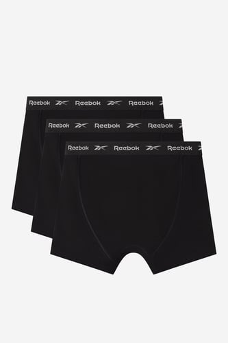 Gaće 3 komada u pak. Reebok BOYES - AW24 (3-PACK) Crna