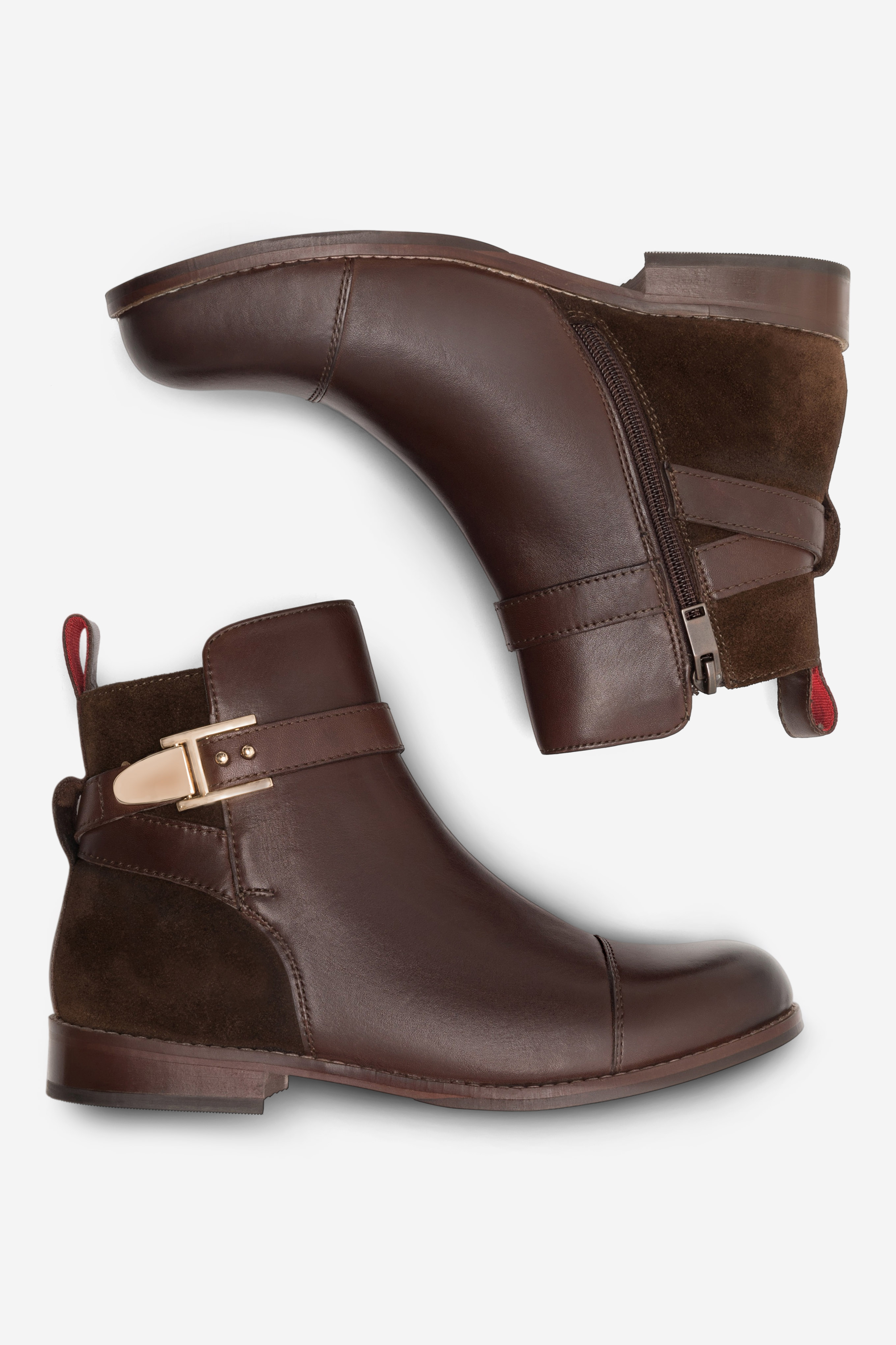 Škornji Čokoladno rjava