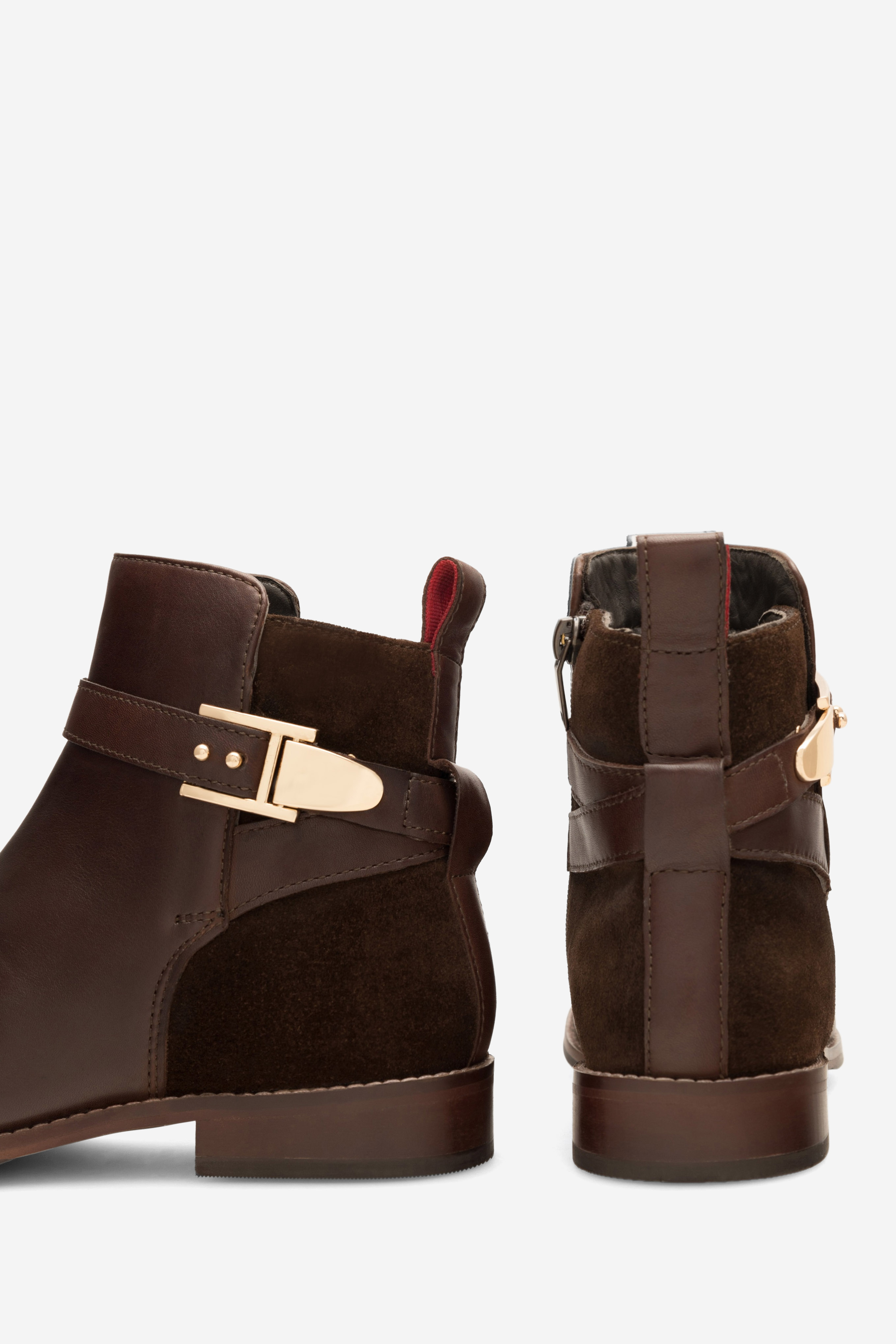 Škornji Čokoladno rjava