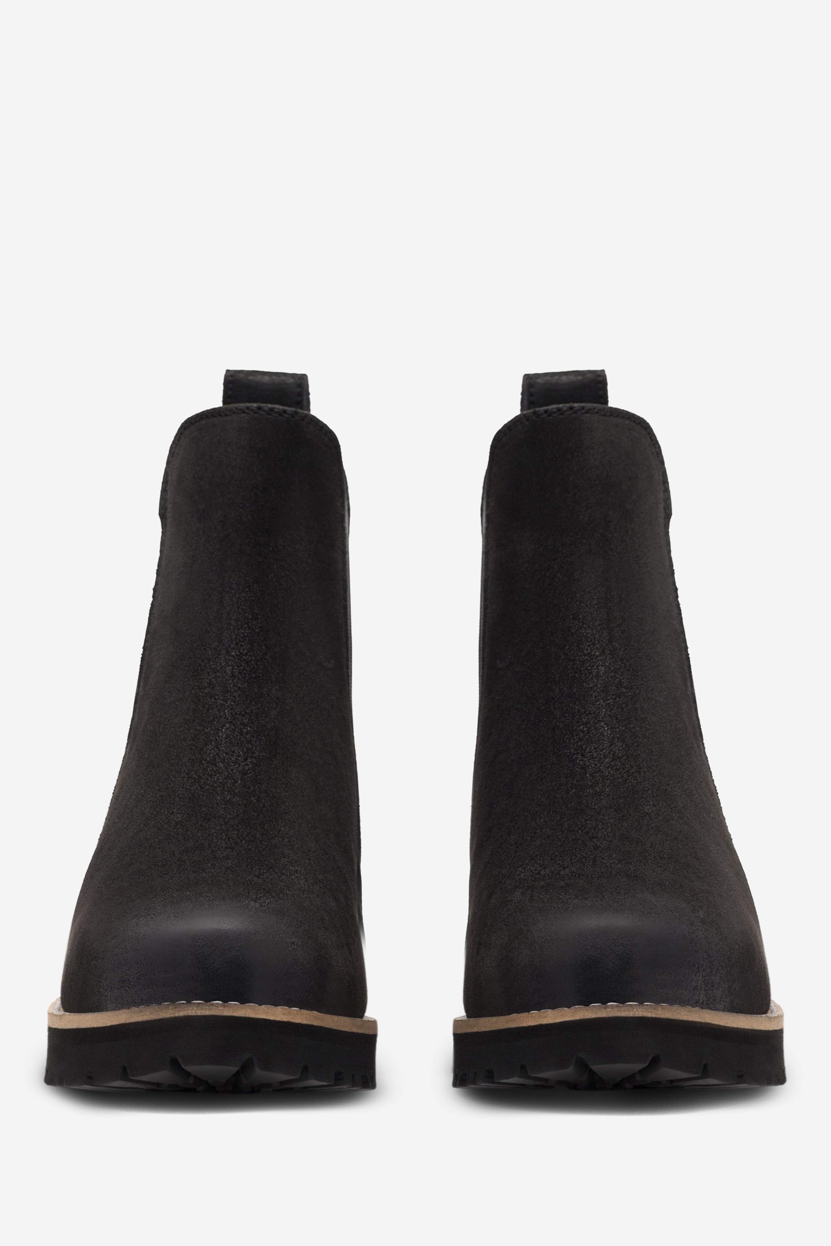 Gležnjarji chelsea Črna