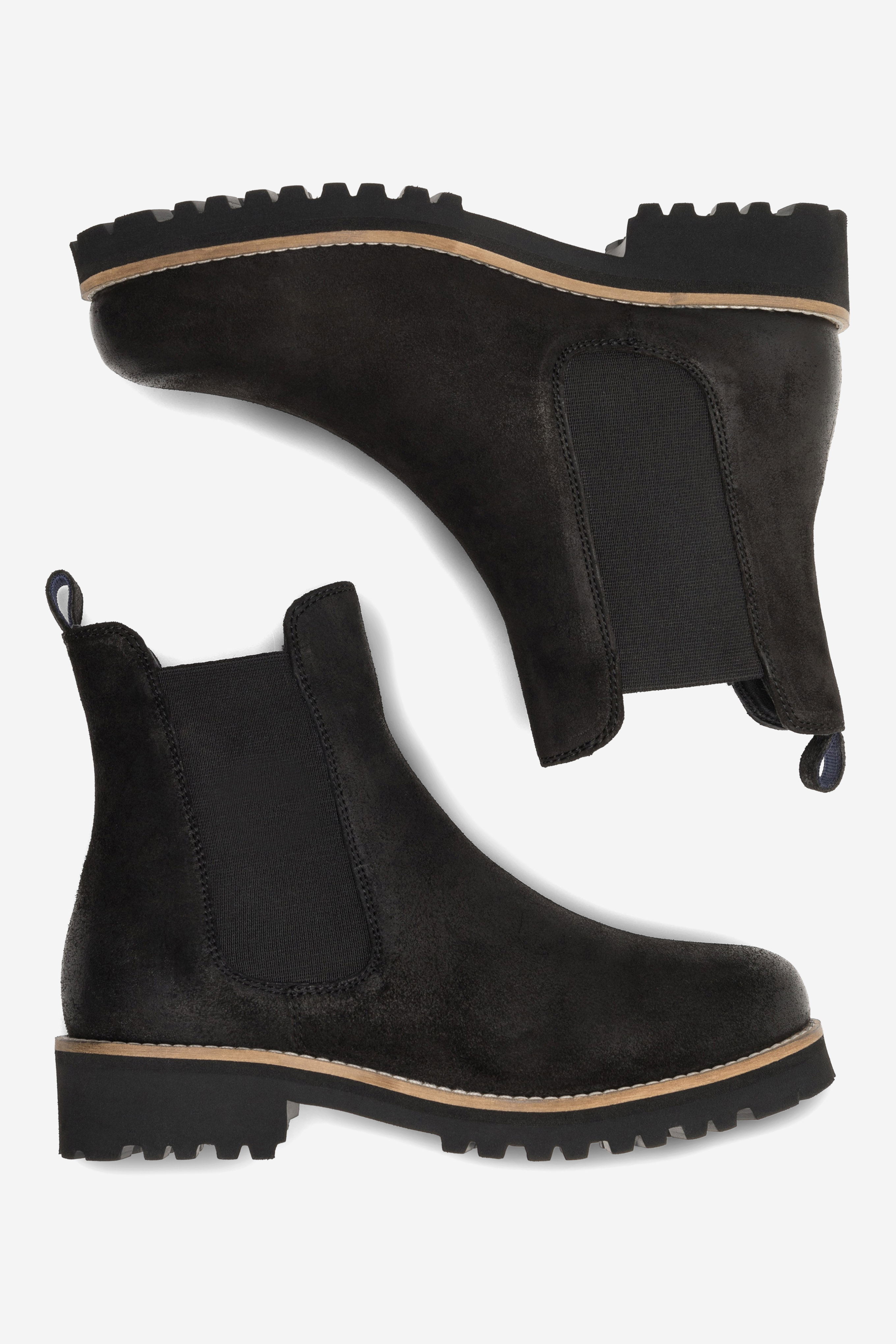 Gležnjarji chelsea Črna