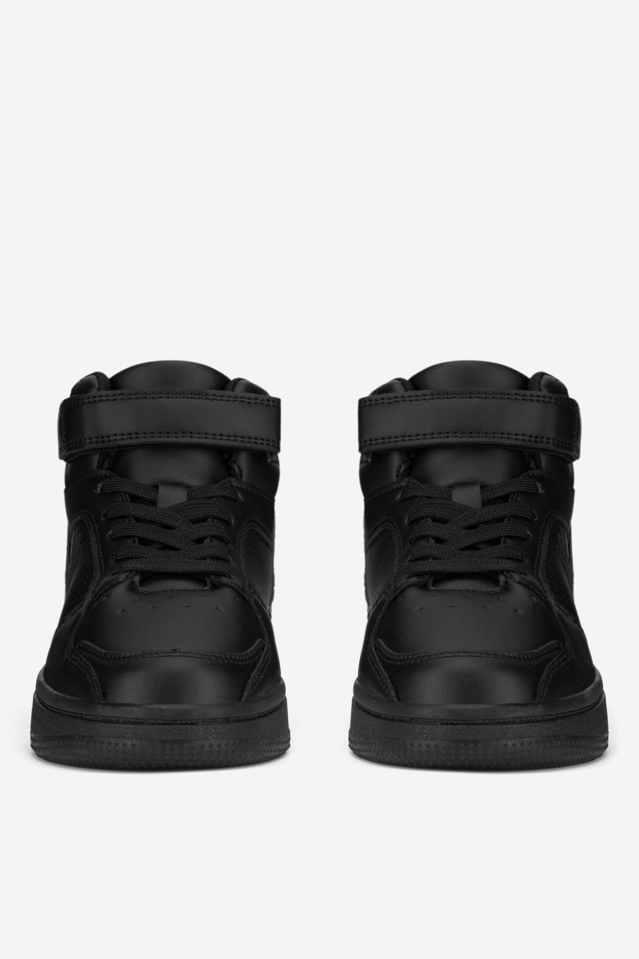 Šněrovací vyšší obuv ČERNÁ