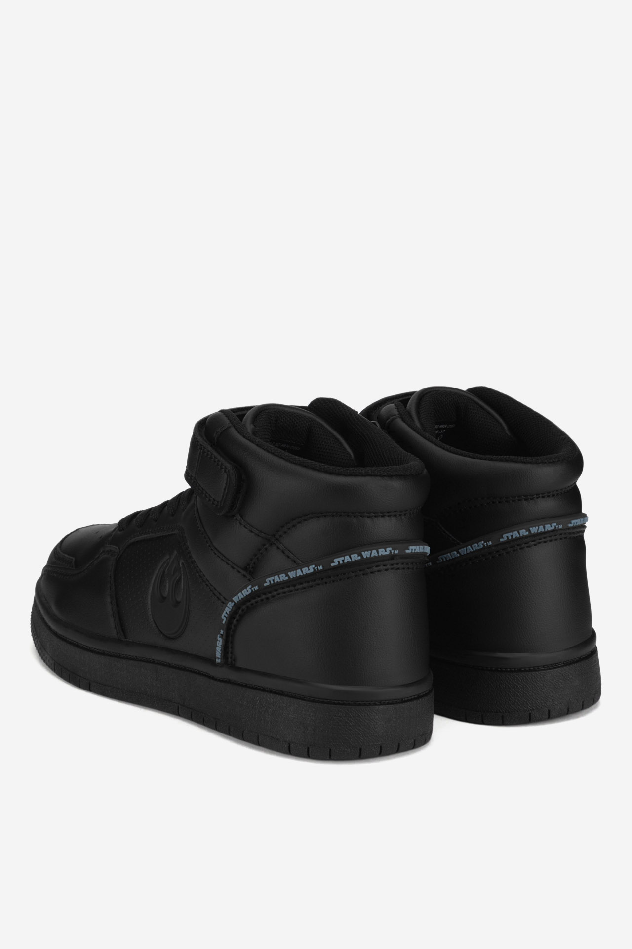 Šněrovací vyšší obuv ČERNÁ