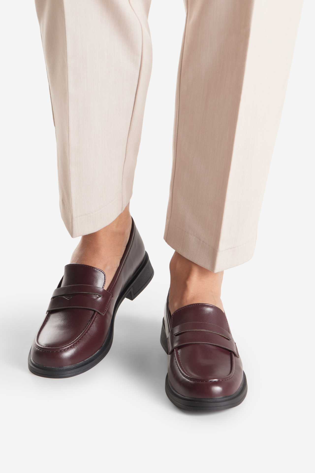 Mokasinke Bordo rdeča