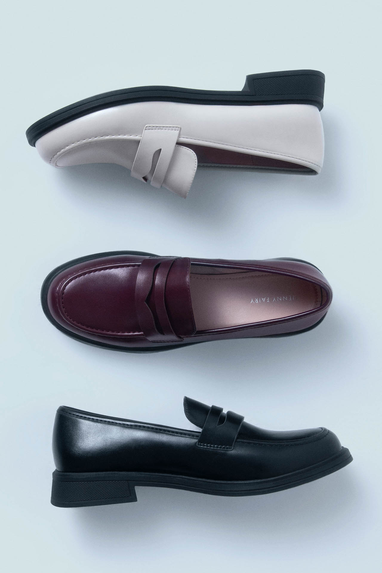 Mokasinke Bordo rdeča