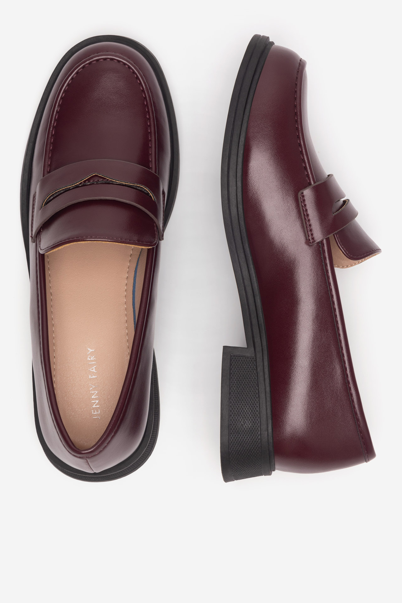 Mokasinke Bordo rdeča