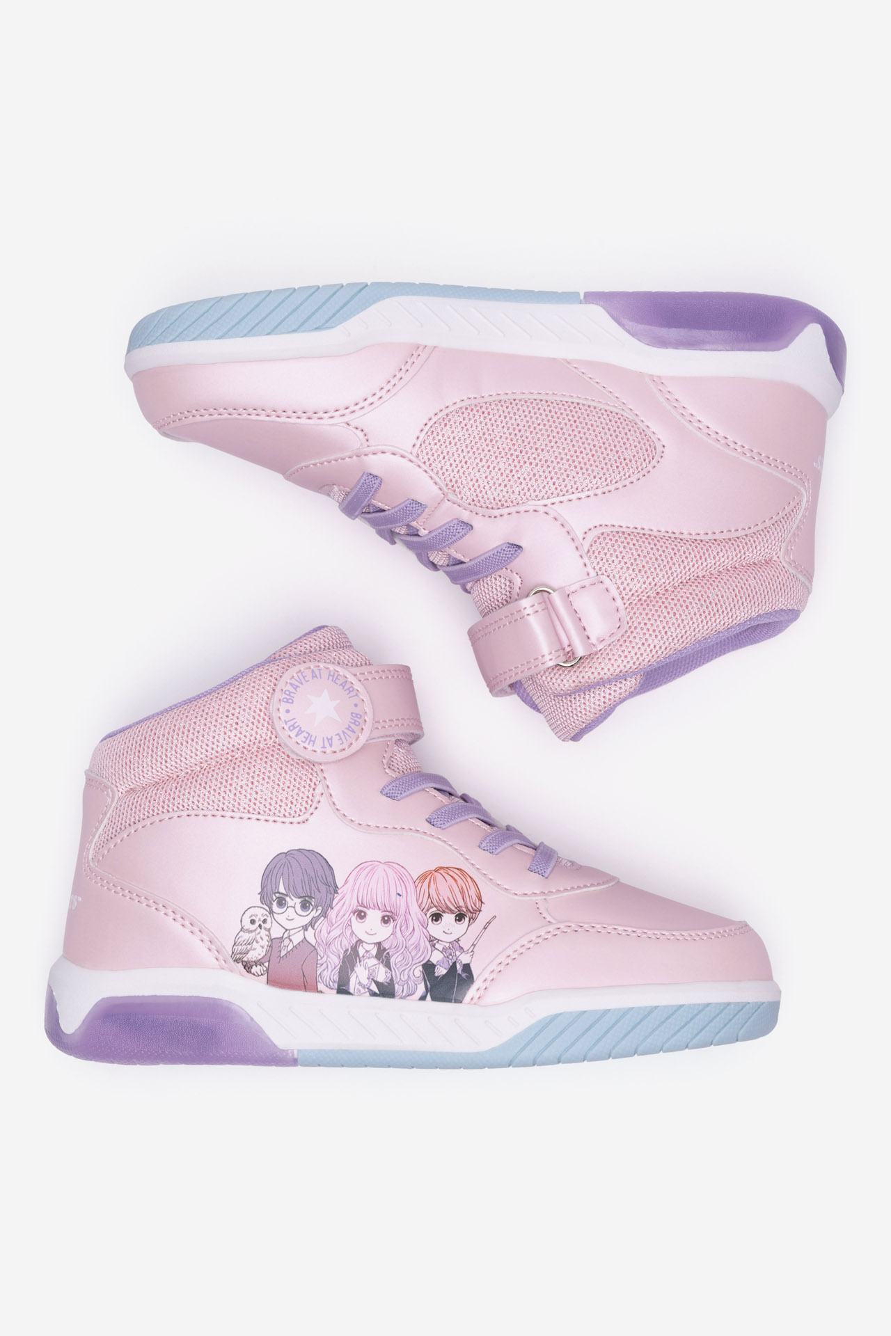 Gležnjarji z vezalkami Živo roza