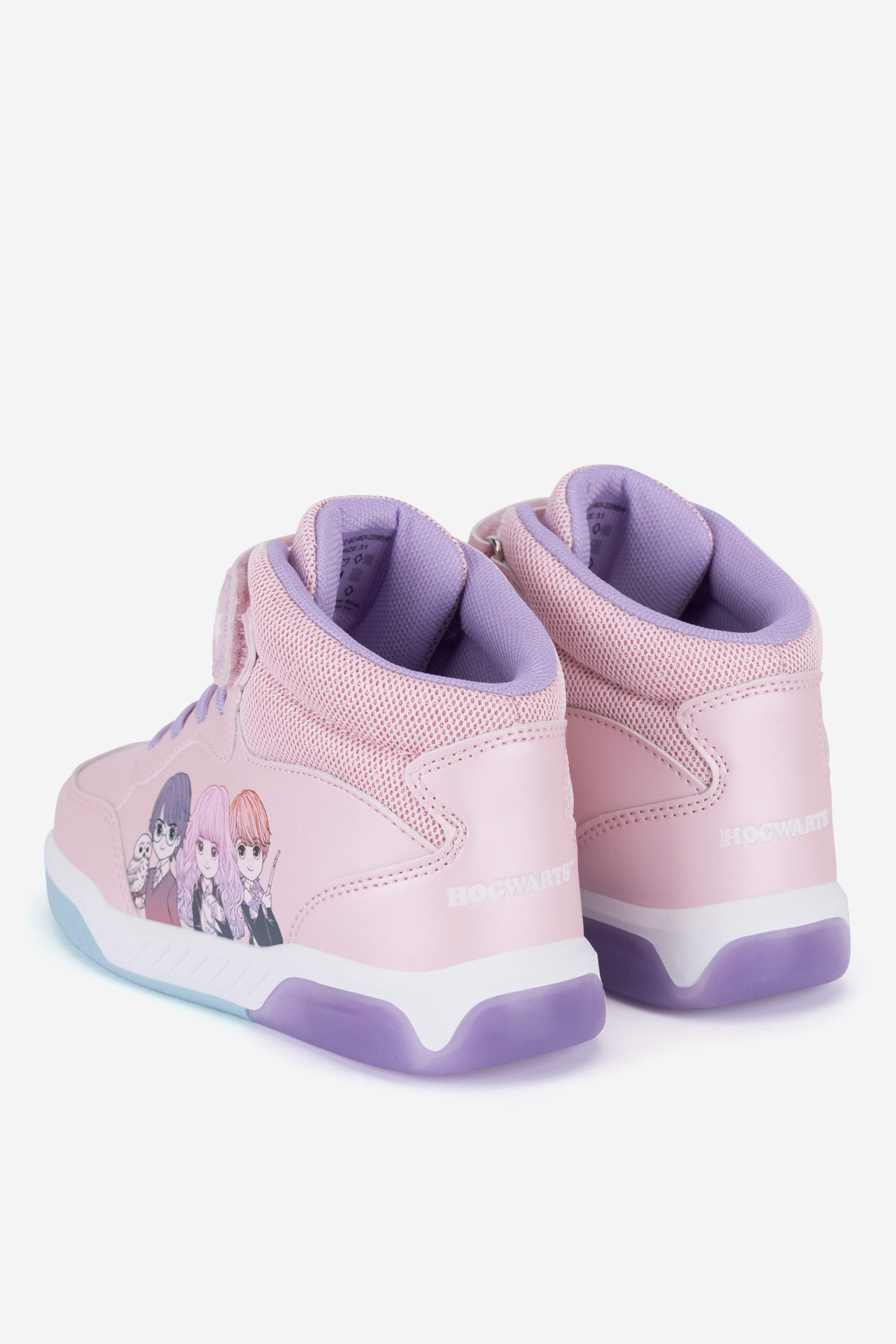 Gležnjarji z vezalkami Živo roza