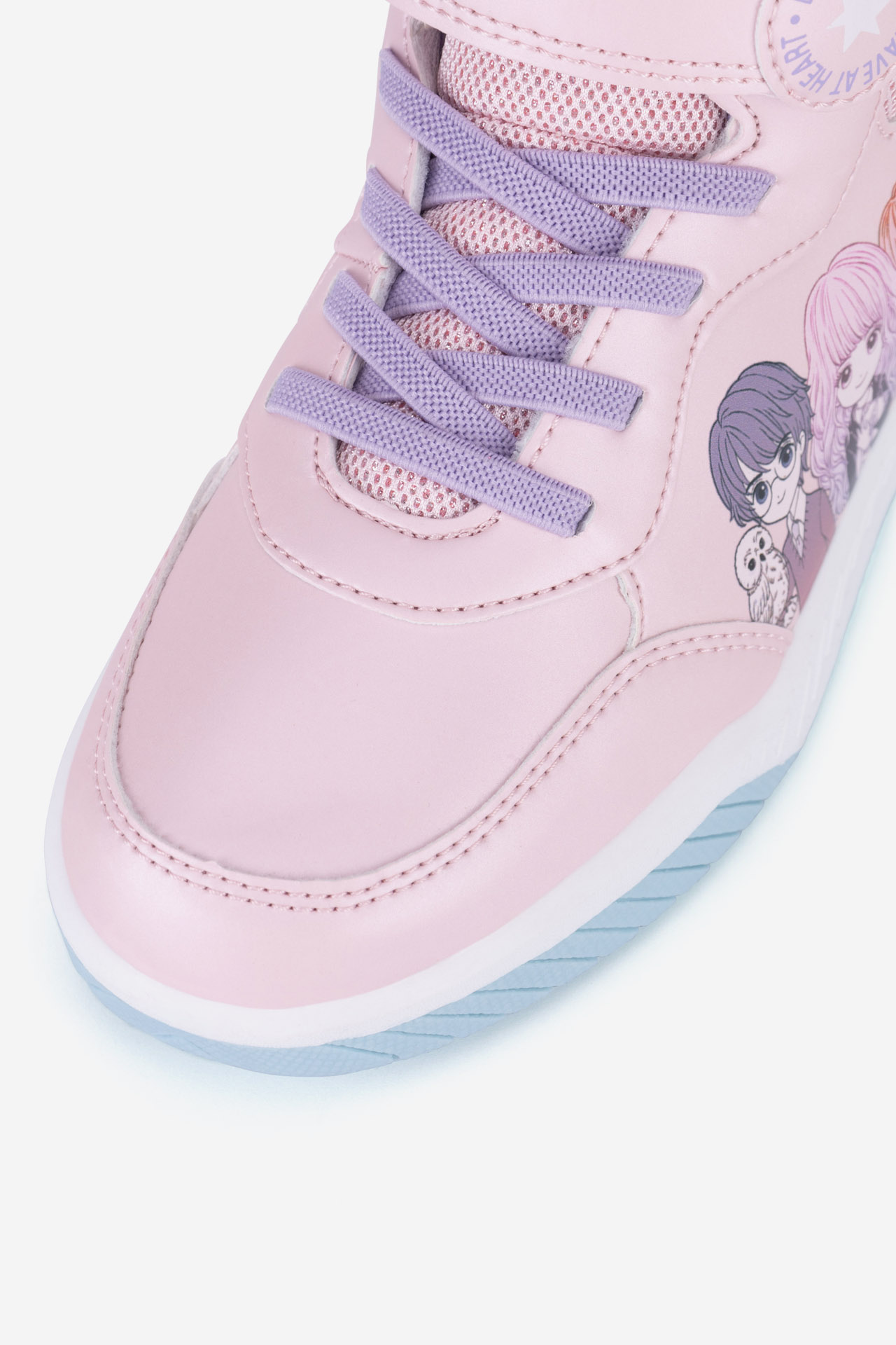 Gležnjarji z vezalkami Živo roza