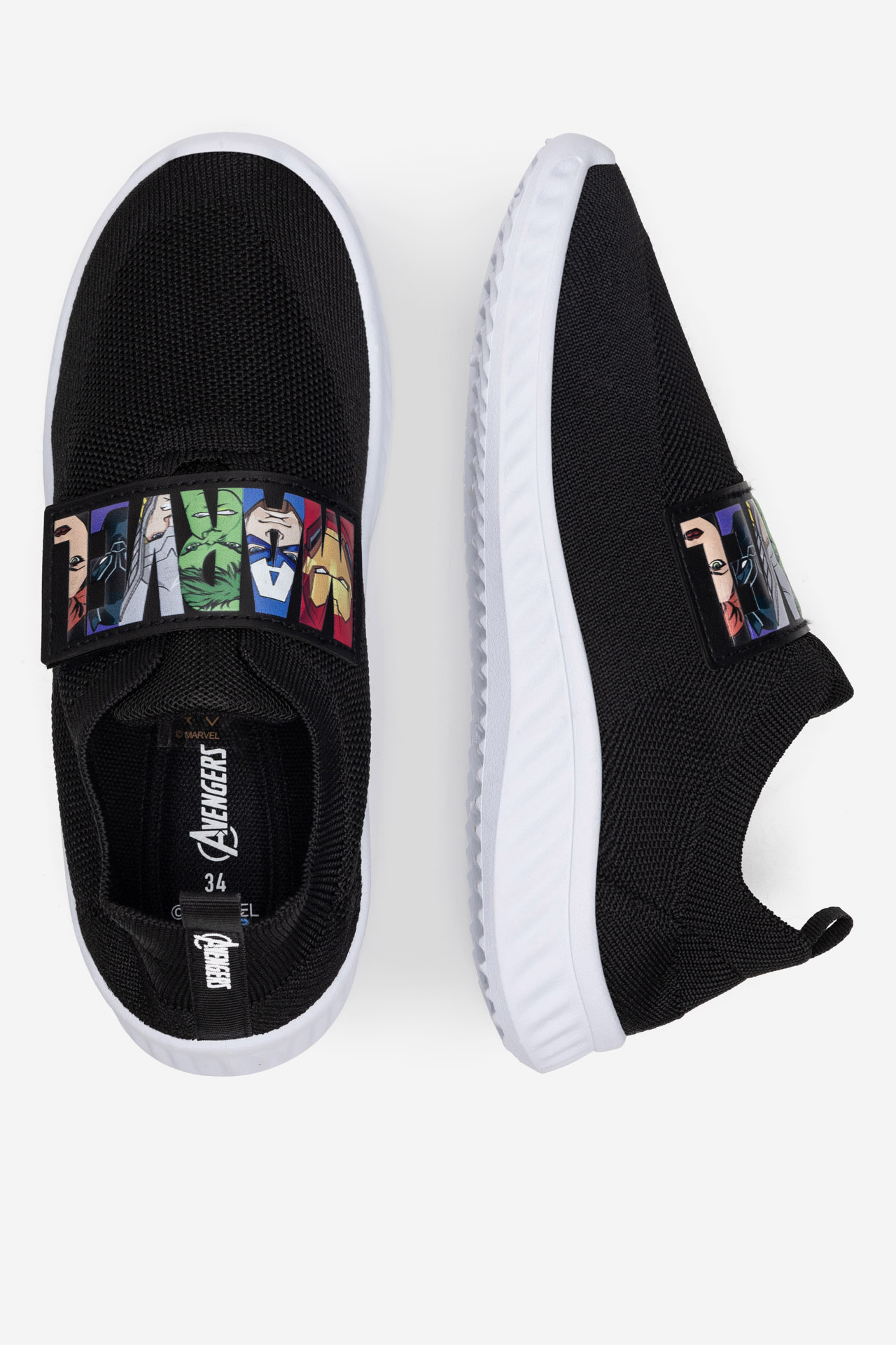 Platnene superge Črna