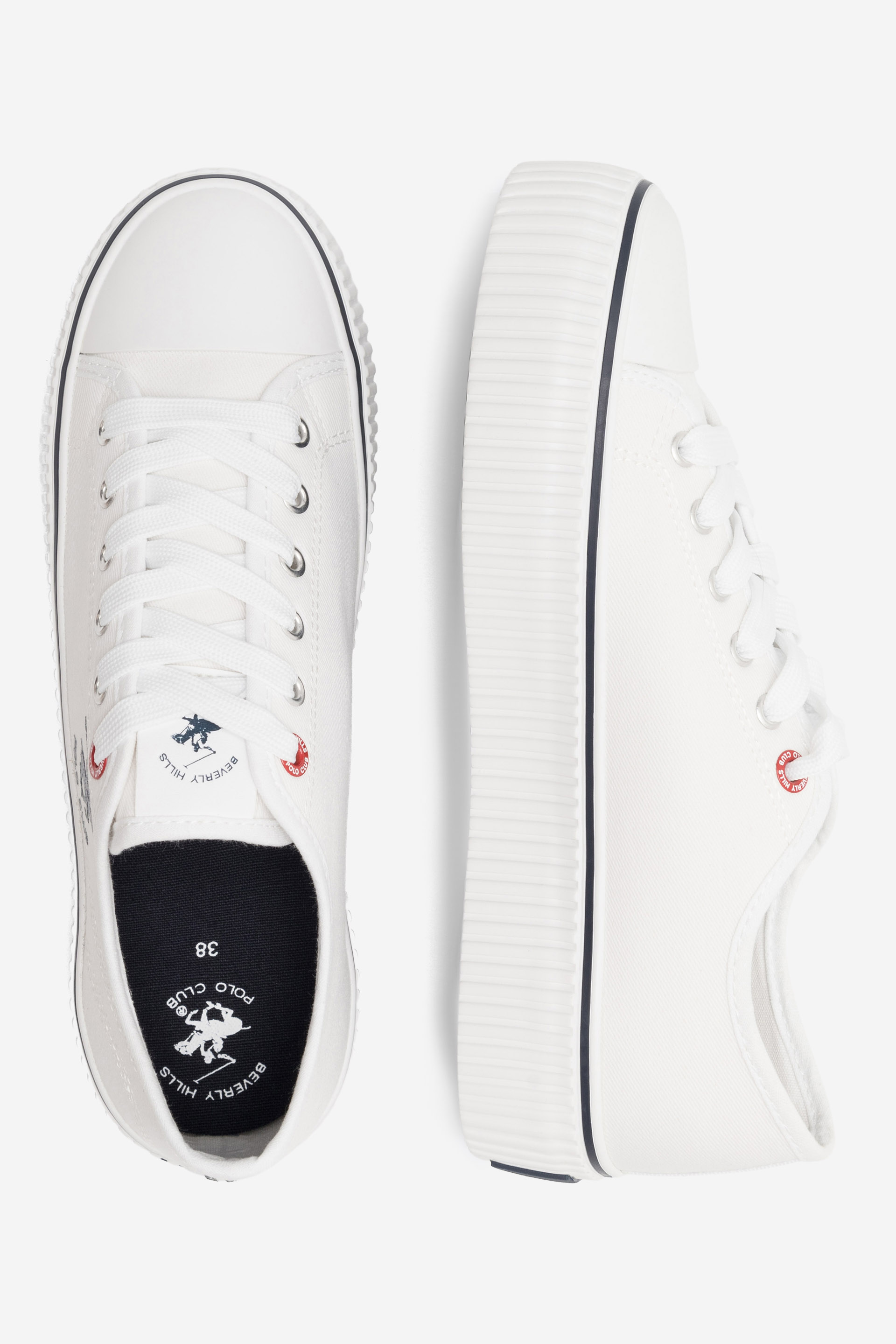 Platnene superge Bela