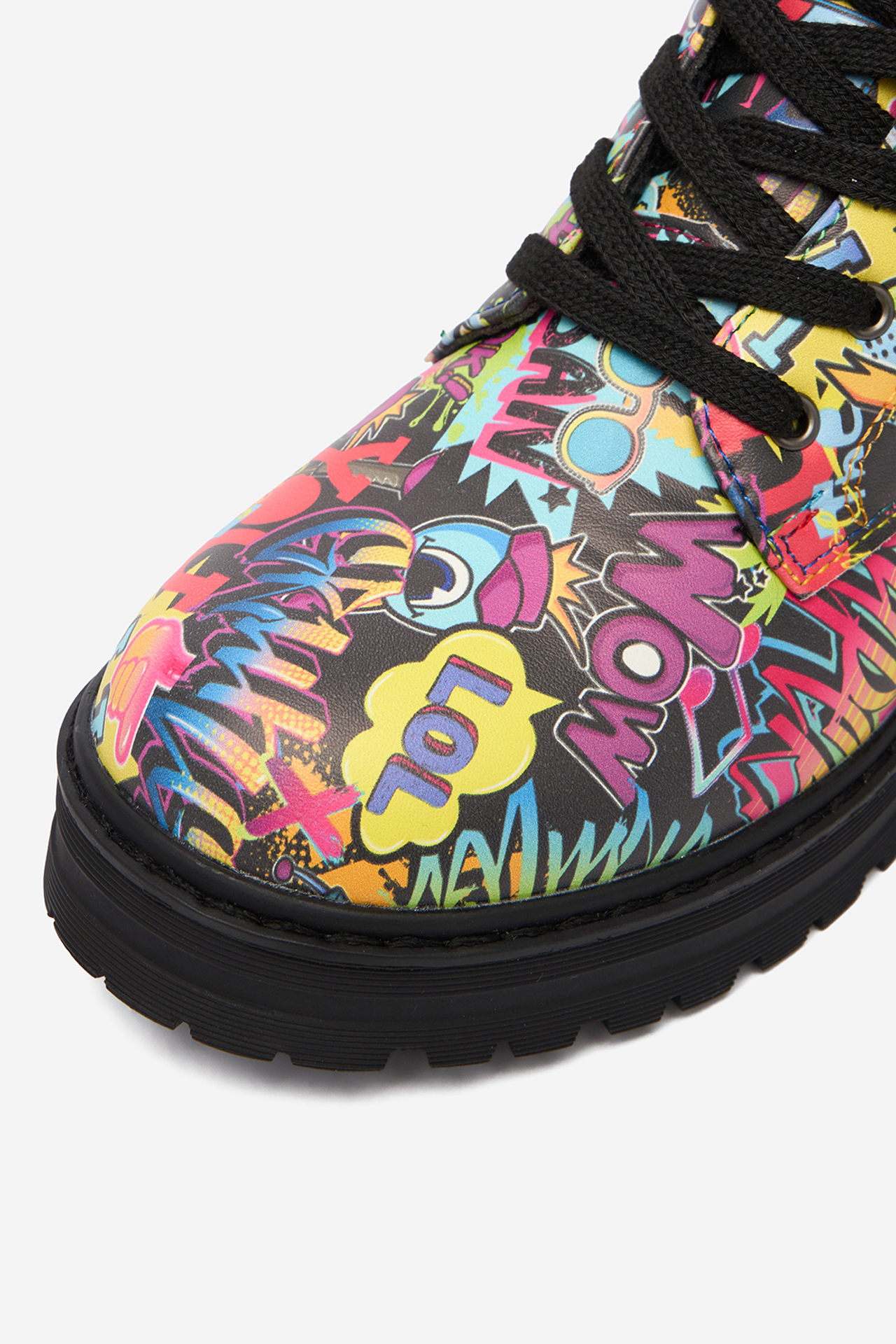 Gležnjarji z vezalkami Pisano