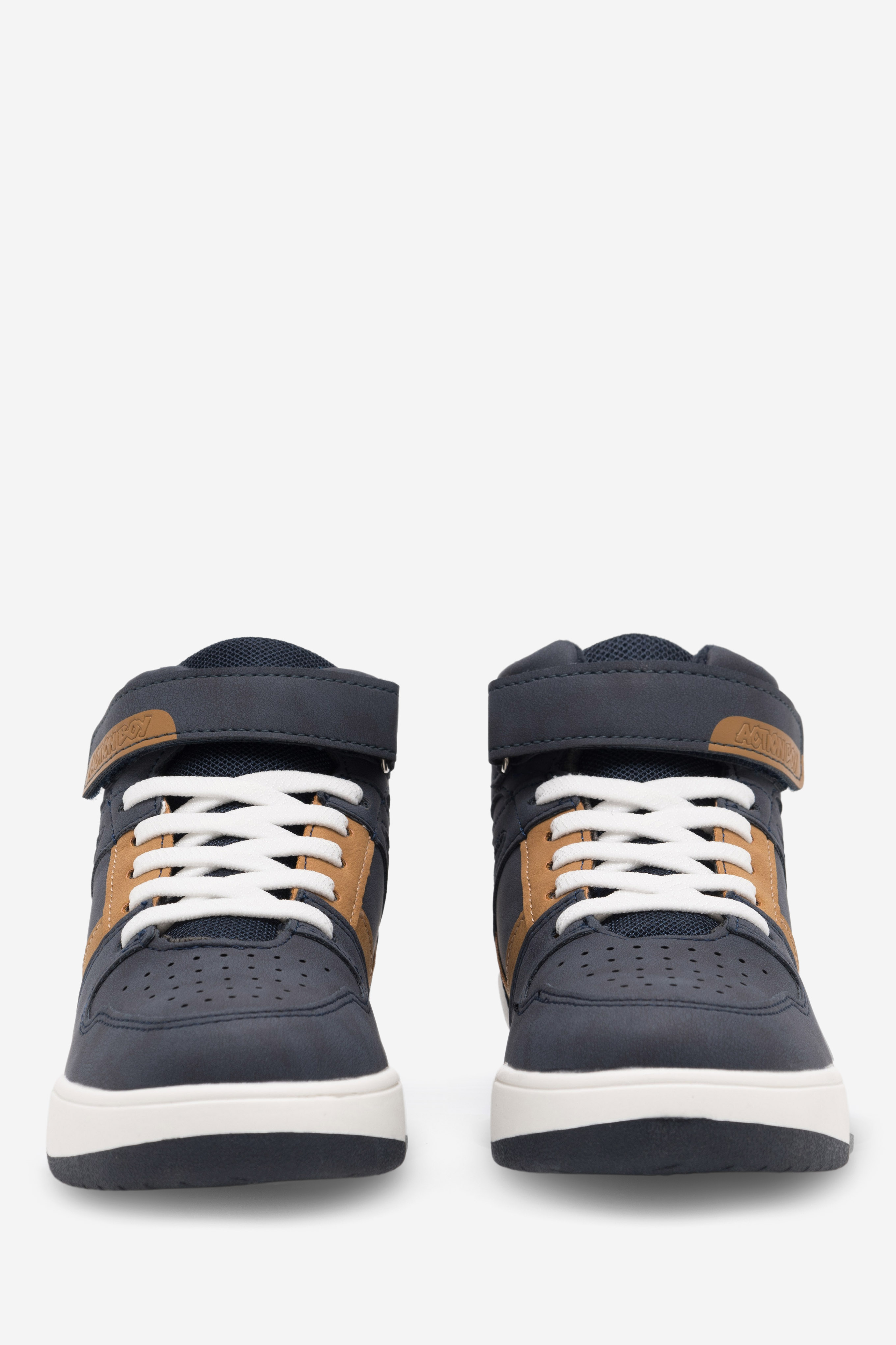 Gležnjarji z vezalkami Mornarsko modra