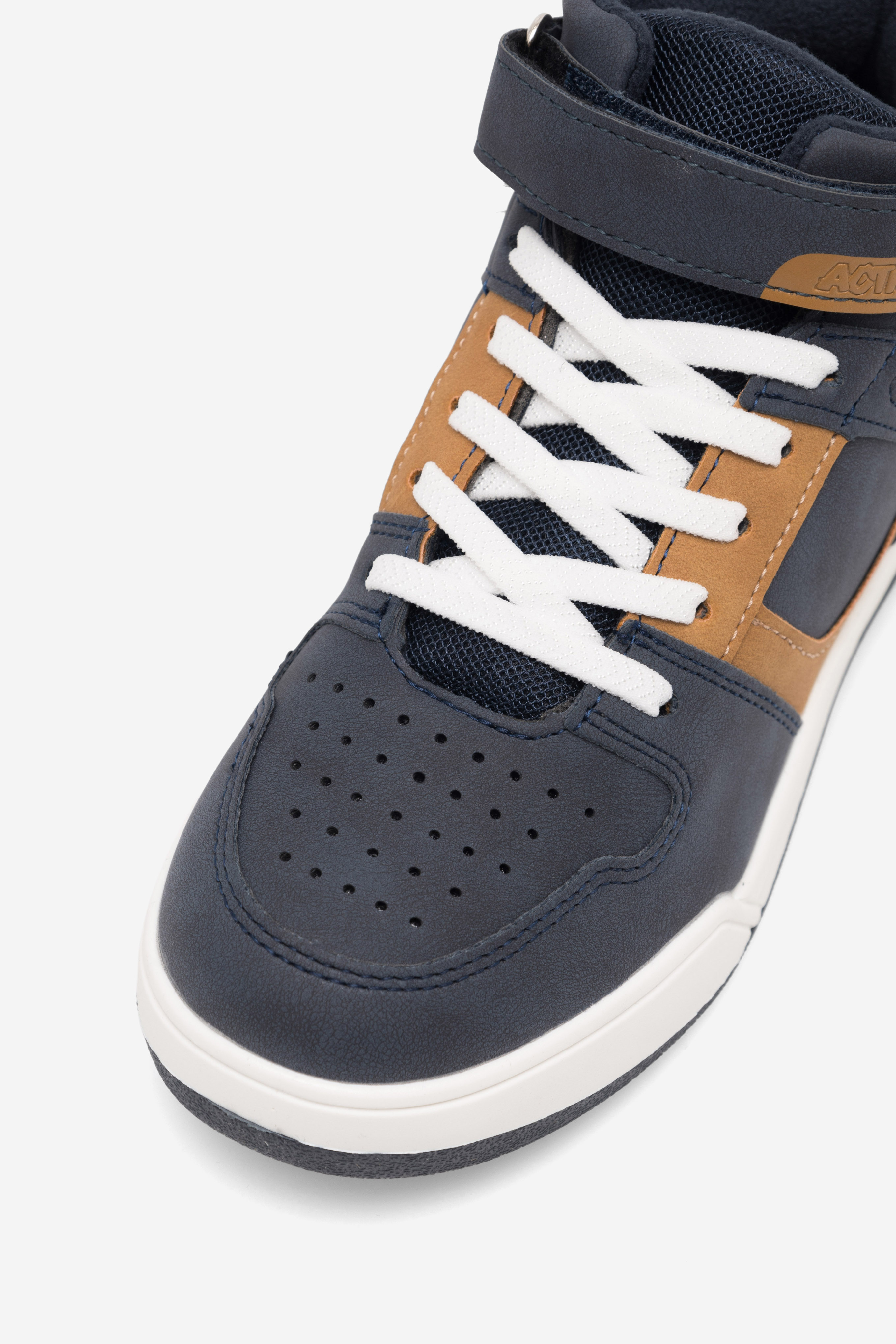 Gležnjarji z vezalkami Mornarsko modra