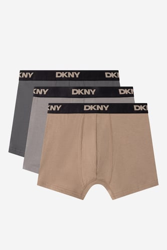 DONJI VEŠ DKNY JESIAH - AW24 (3-PACK) Tamno siva