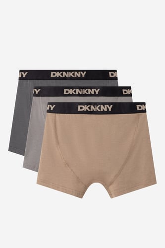 DONJI VEŠ DKNY JESIAH - AW24 (3-PACK) Tamno siva