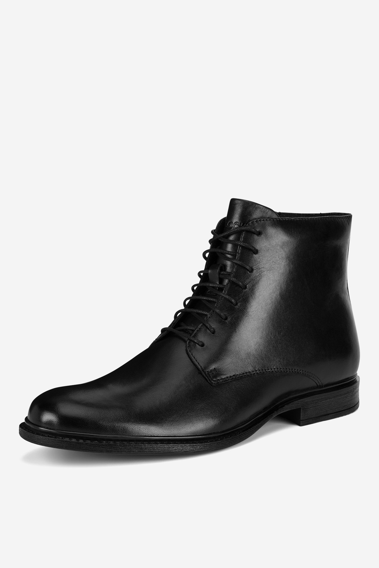 Šněrovací vyšší obuv ČERNÁ