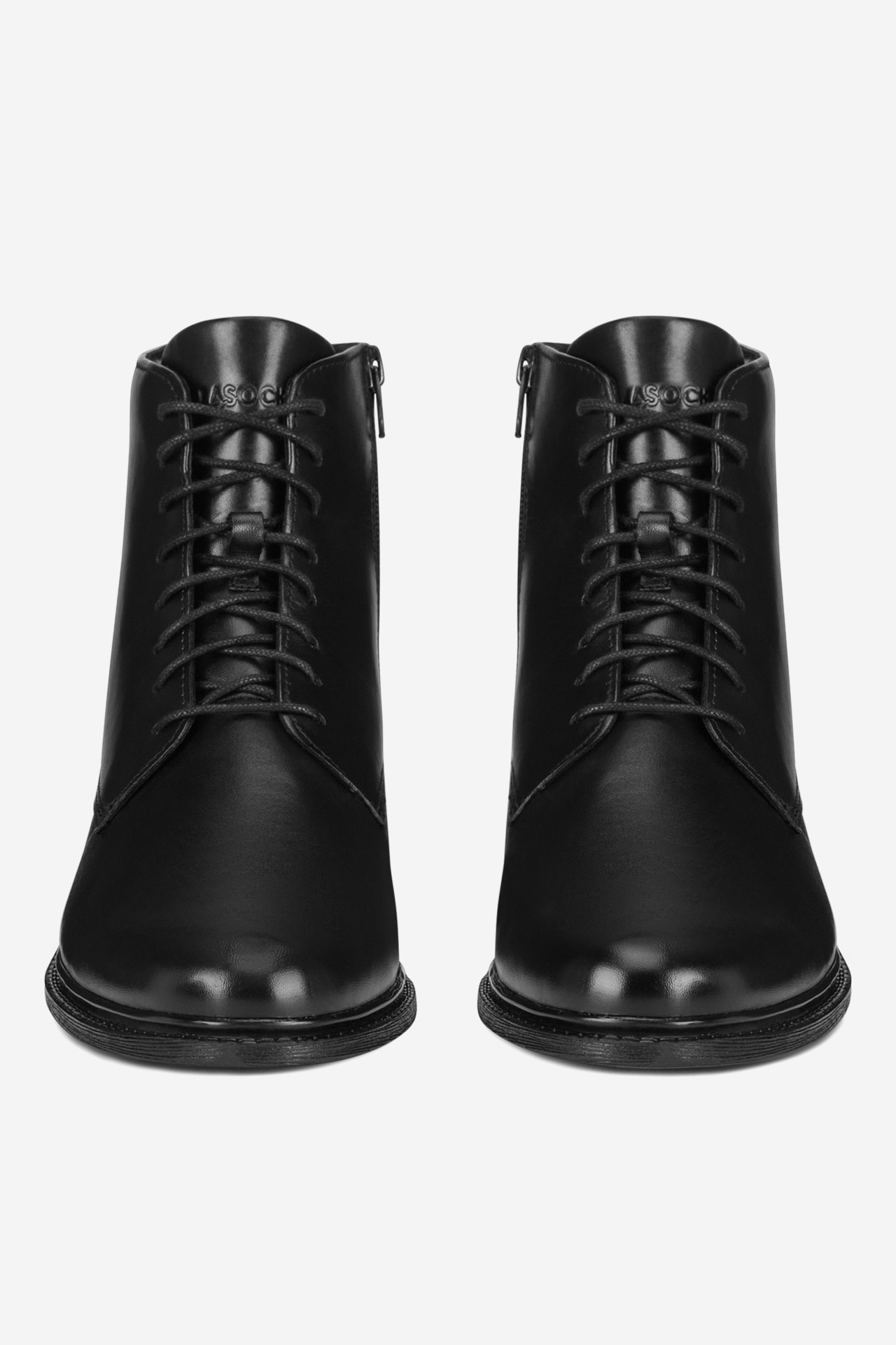 Šněrovací vyšší obuv ČERNÁ