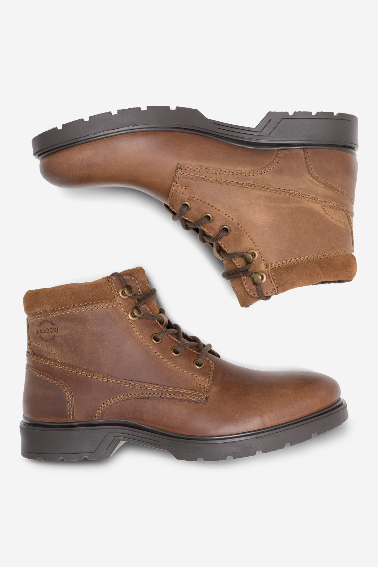 Šněrovací vyšší obuv CAMEL