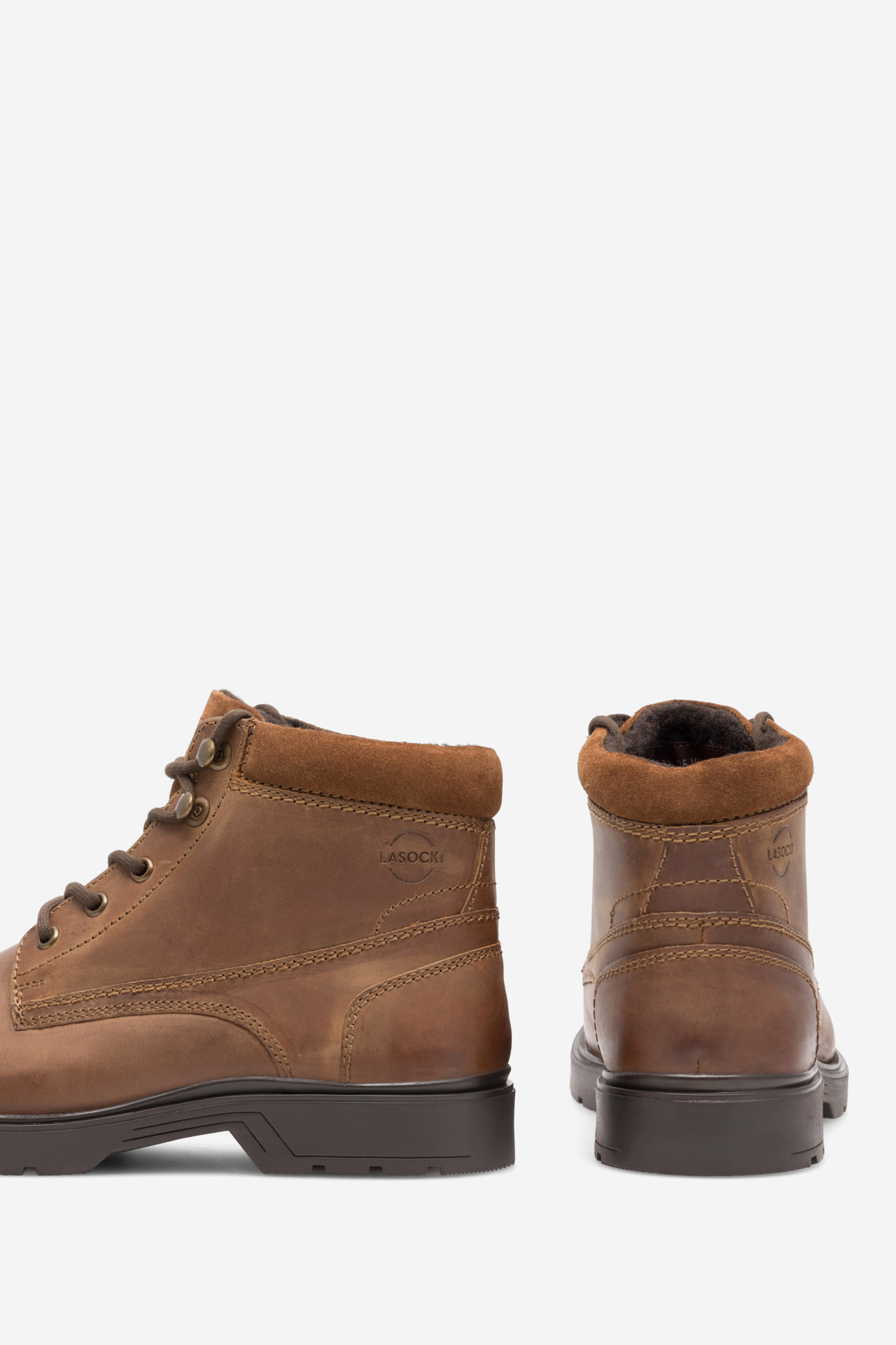 Šněrovací vyšší obuv CAMEL