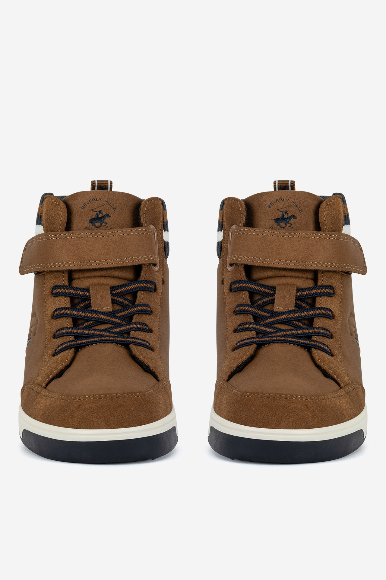 Šněrovací vyšší obuv HNĚDÁ