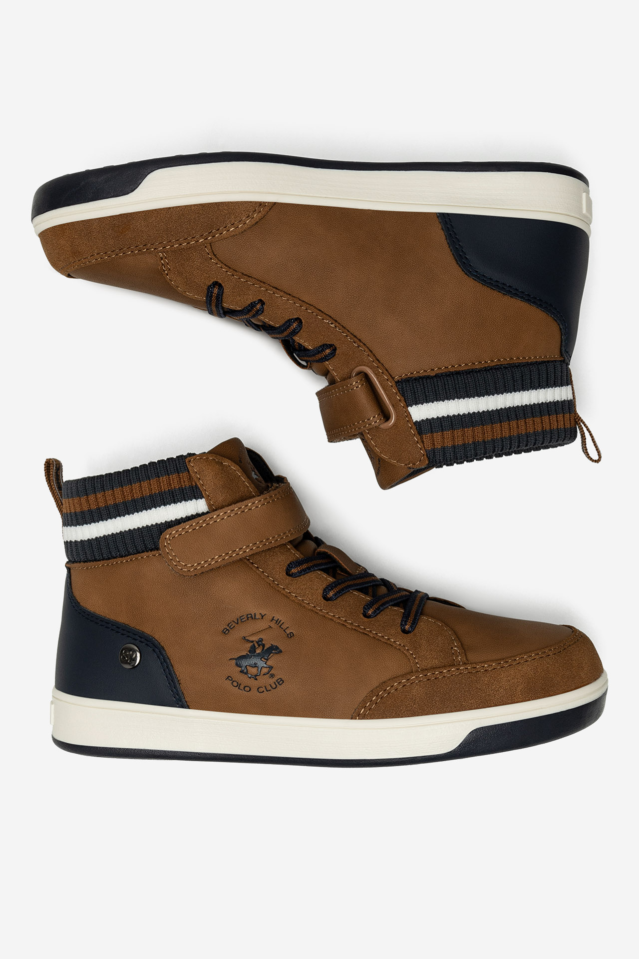 Šněrovací vyšší obuv HNĚDÁ