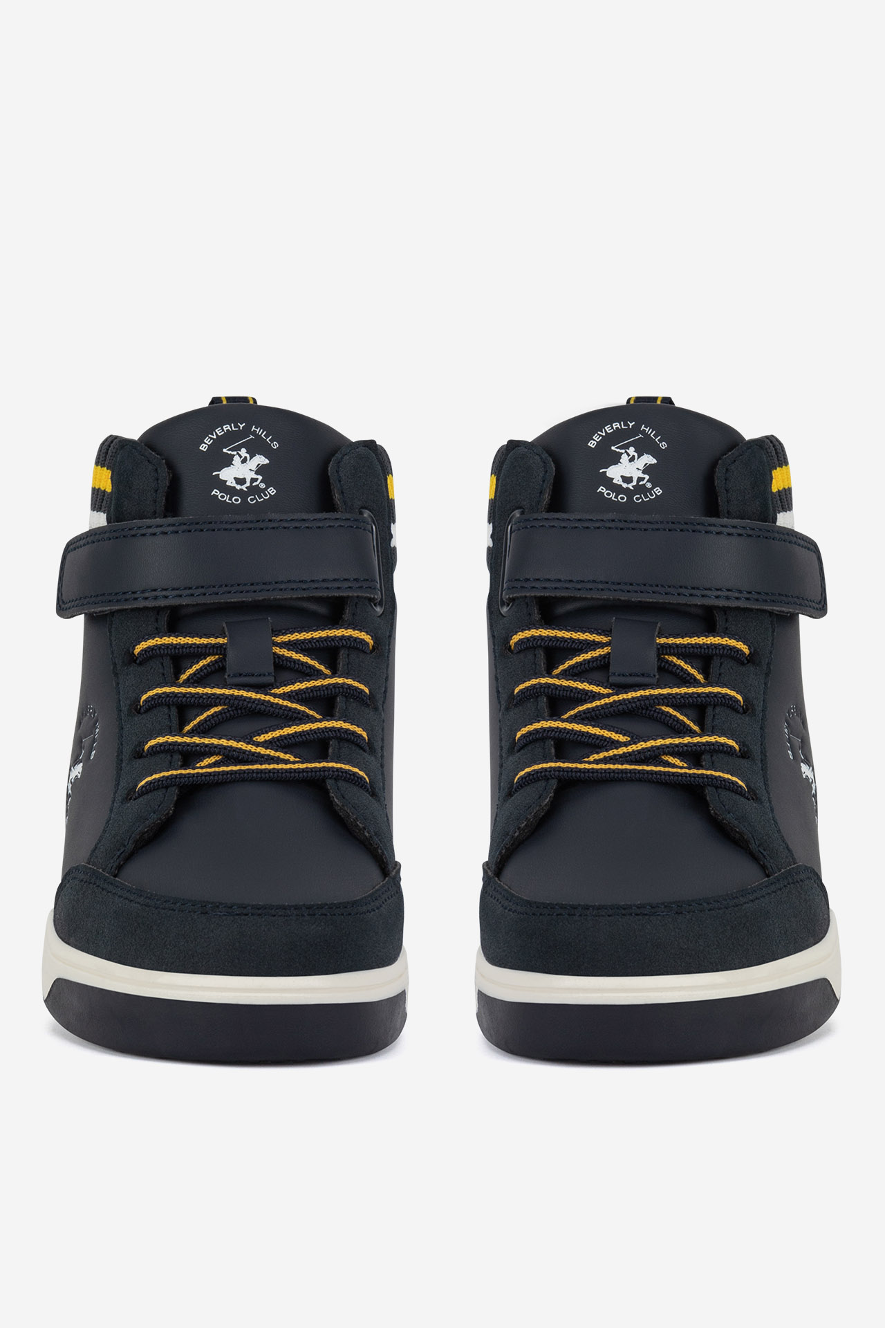 Šněrovací vyšší obuv TMAVĚ MODRÁ