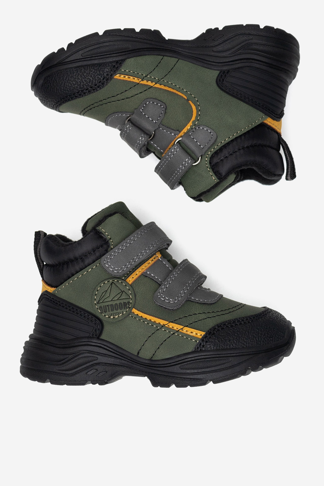 Gležnjarji z vezalkami Khaki