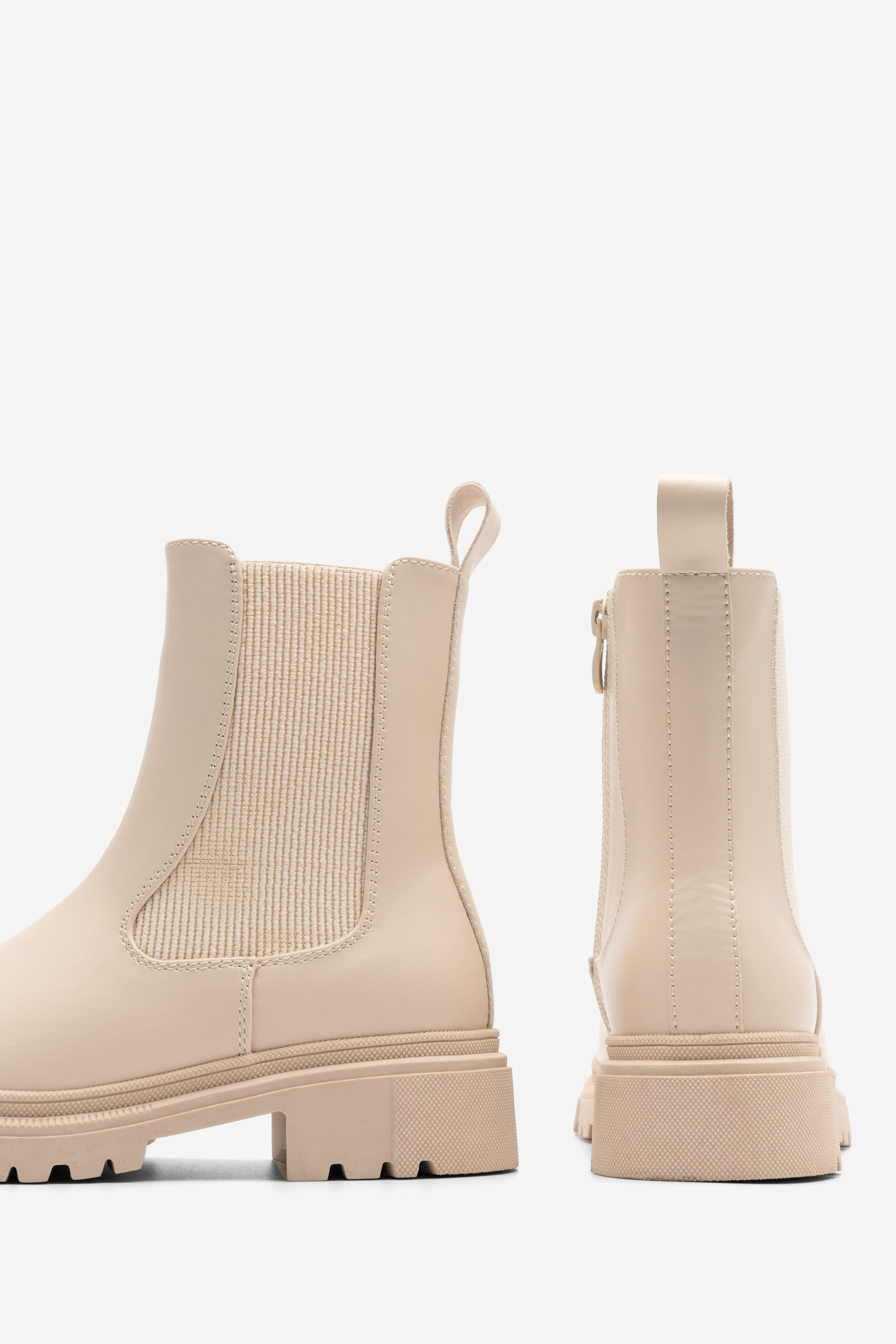 Gležnjarji chelsea Bež