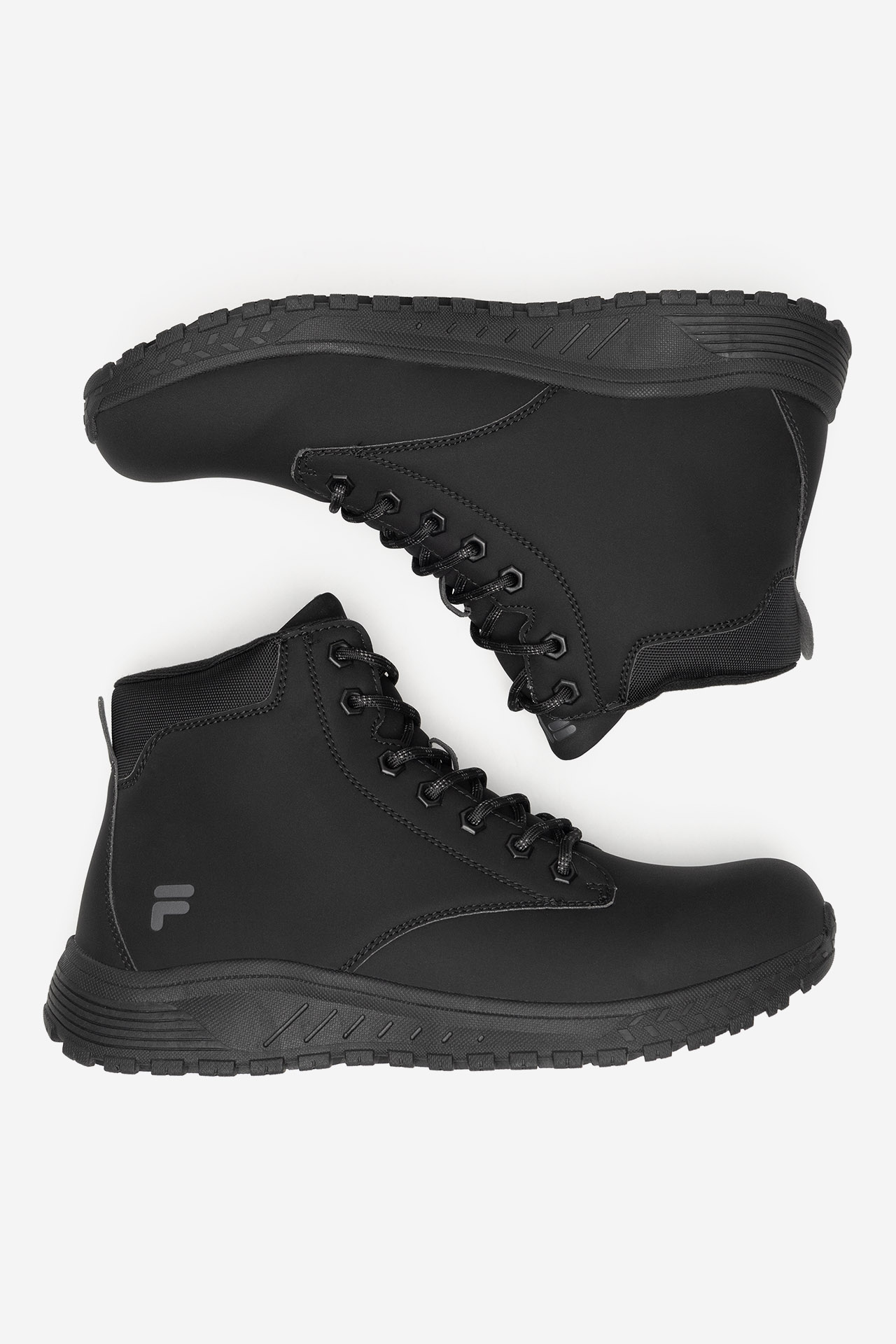 Gležnjarji z vezalkami Črna