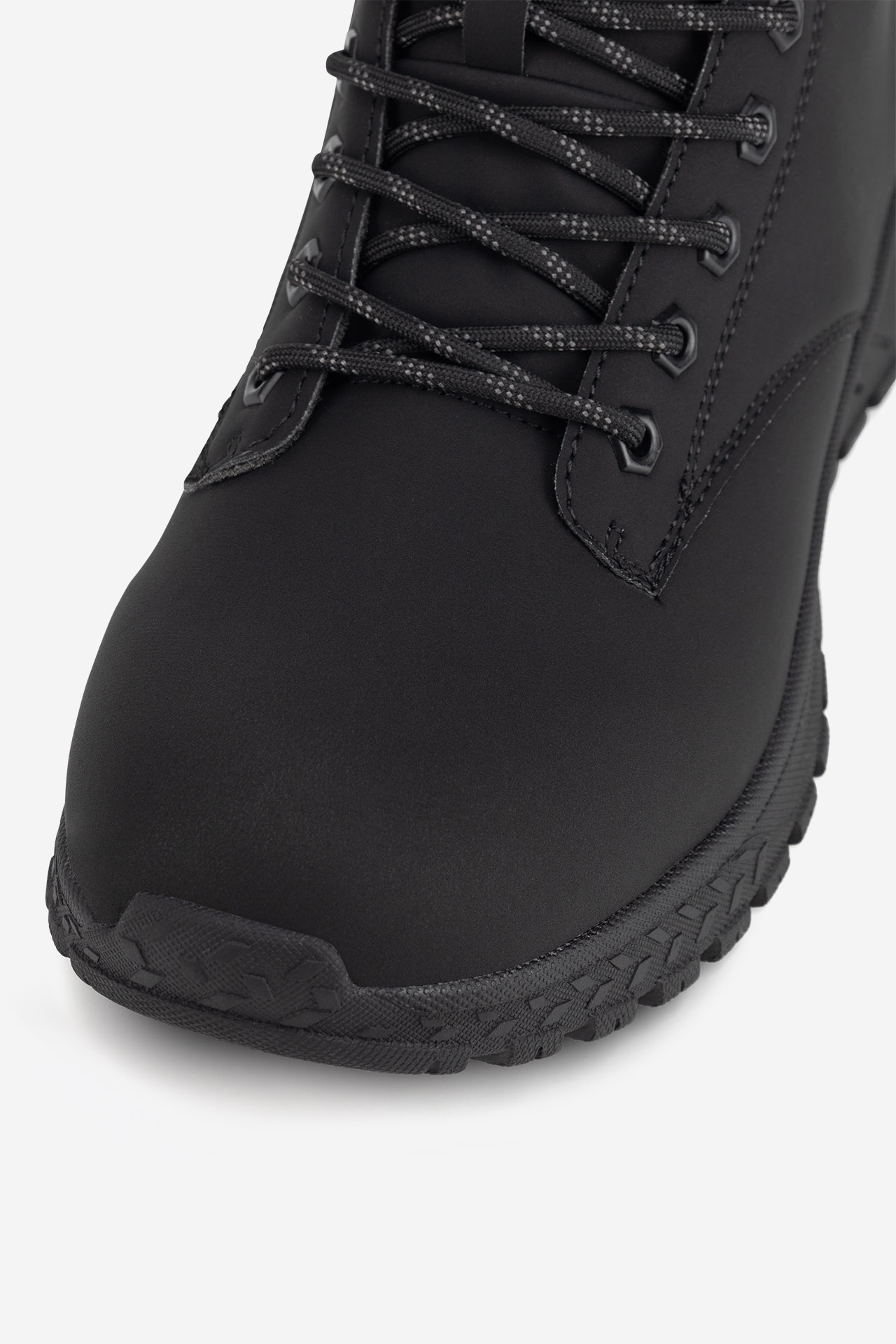 Gležnjarji z vezalkami Črna