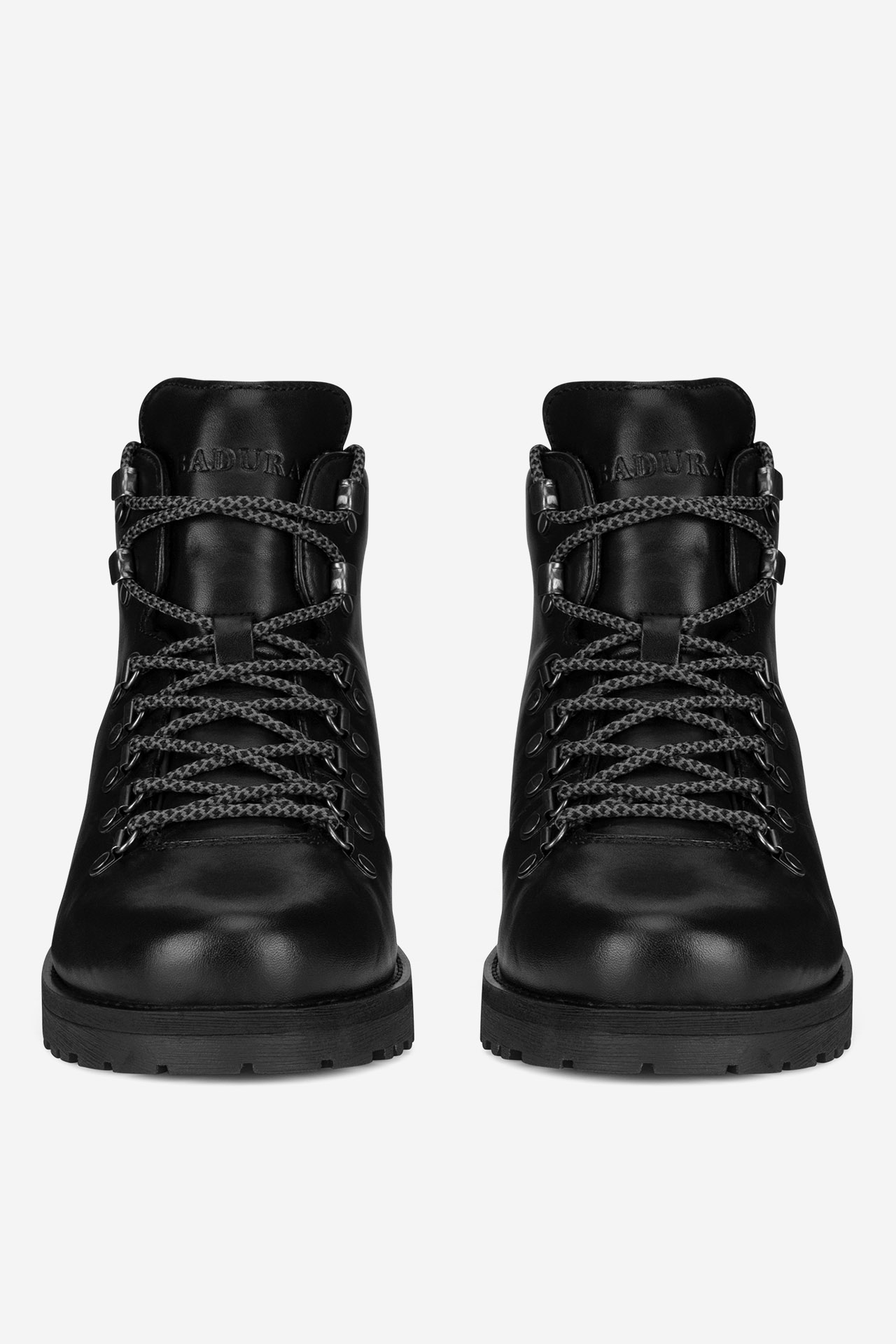 Šněrovací vyšší obuv ČERNÁ