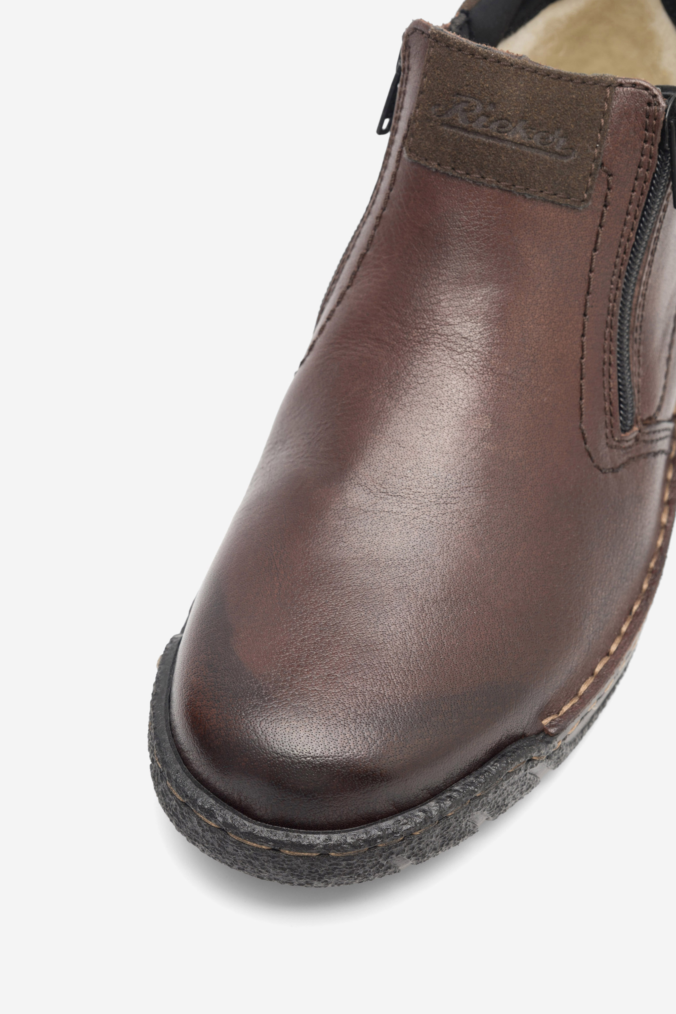 Kotníková obuv TMAVĚ HNĚDÁ