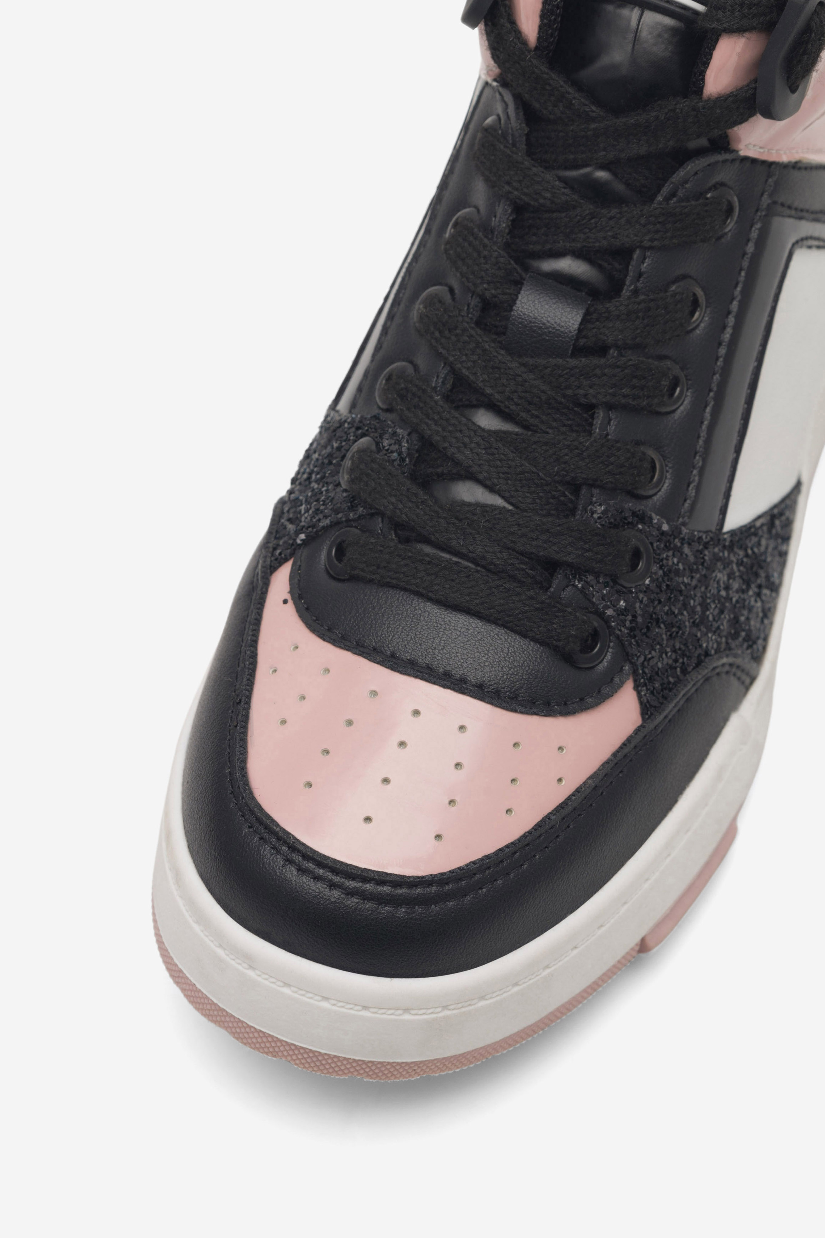 Gležnjarji z vezalkami Črna