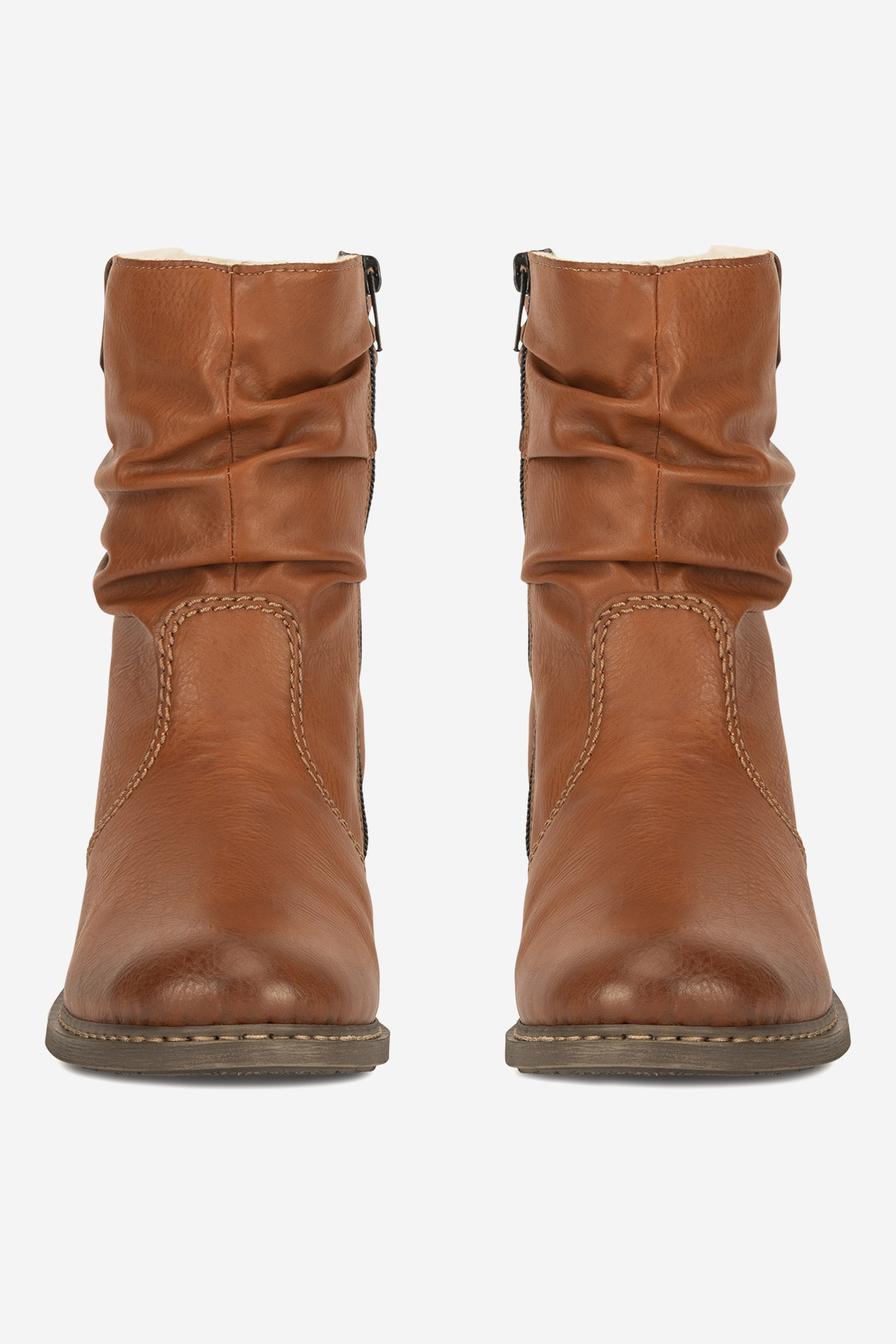 Kotníková obuv SVĚTLE HNĚDÁ