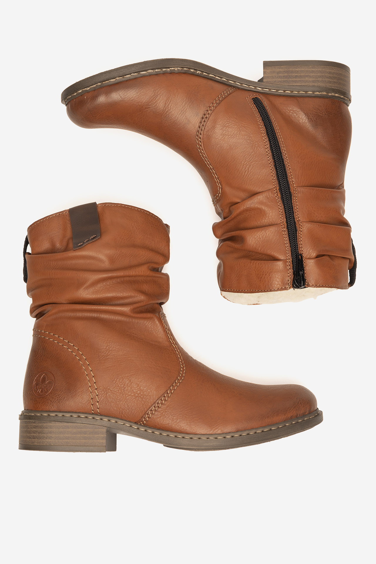 Kotníková obuv SVĚTLE HNĚDÁ