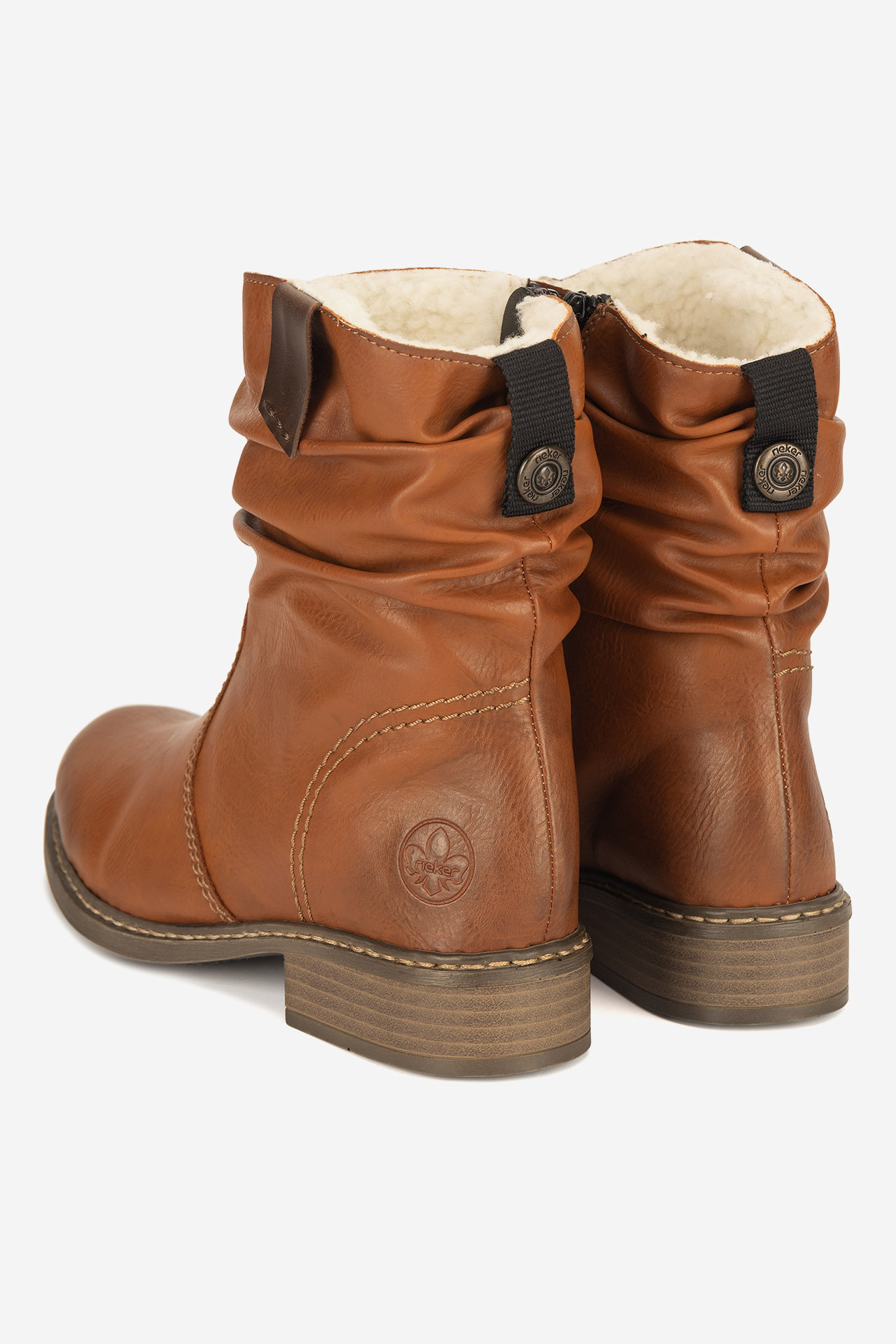 Kotníková obuv SVĚTLE HNĚDÁ