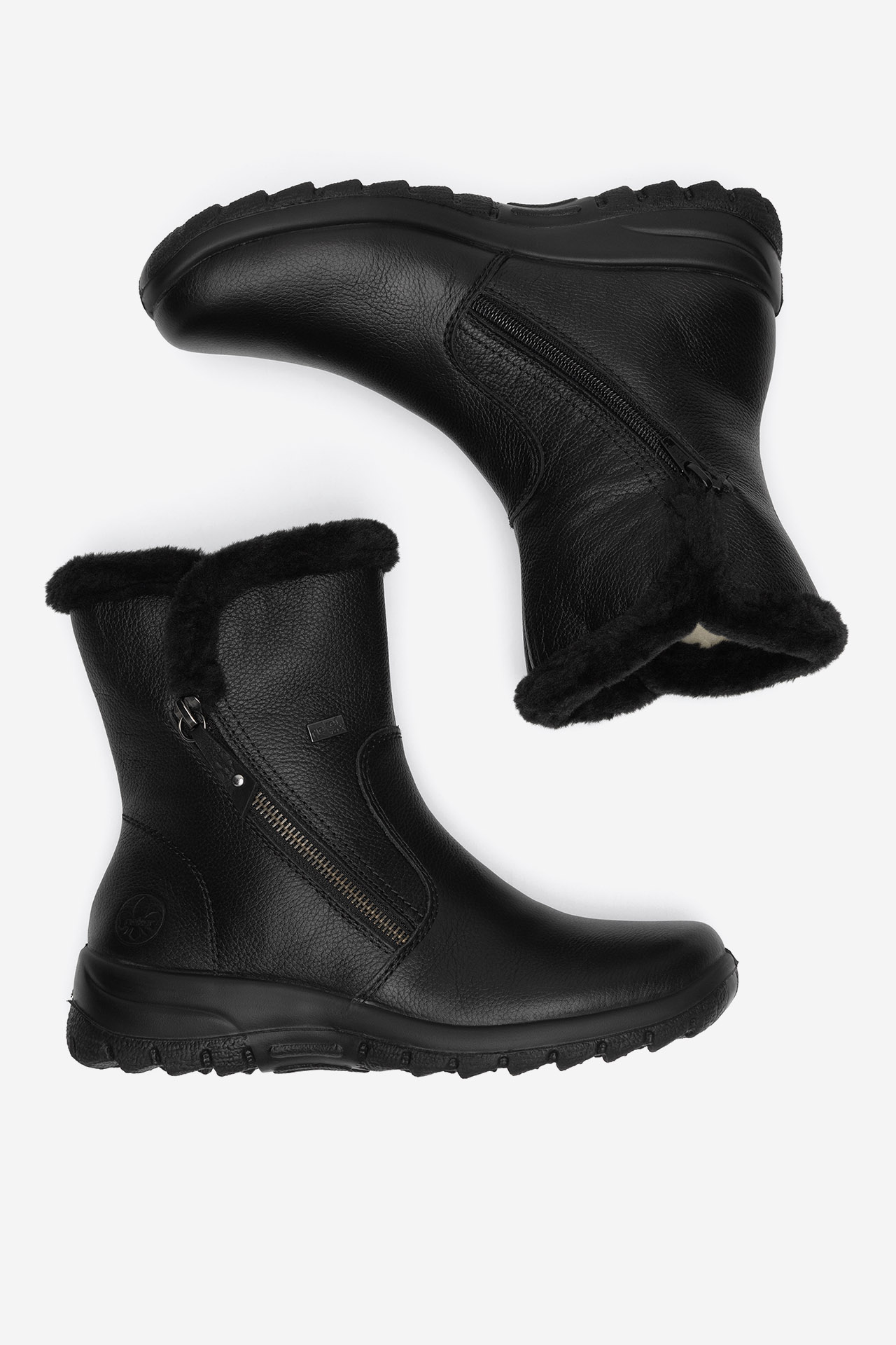 Členková obuv Čierna