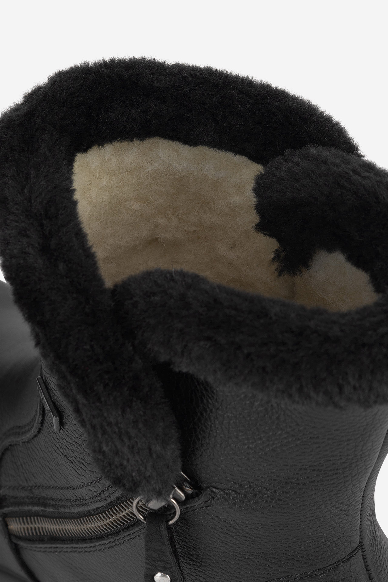 Členková obuv Čierna