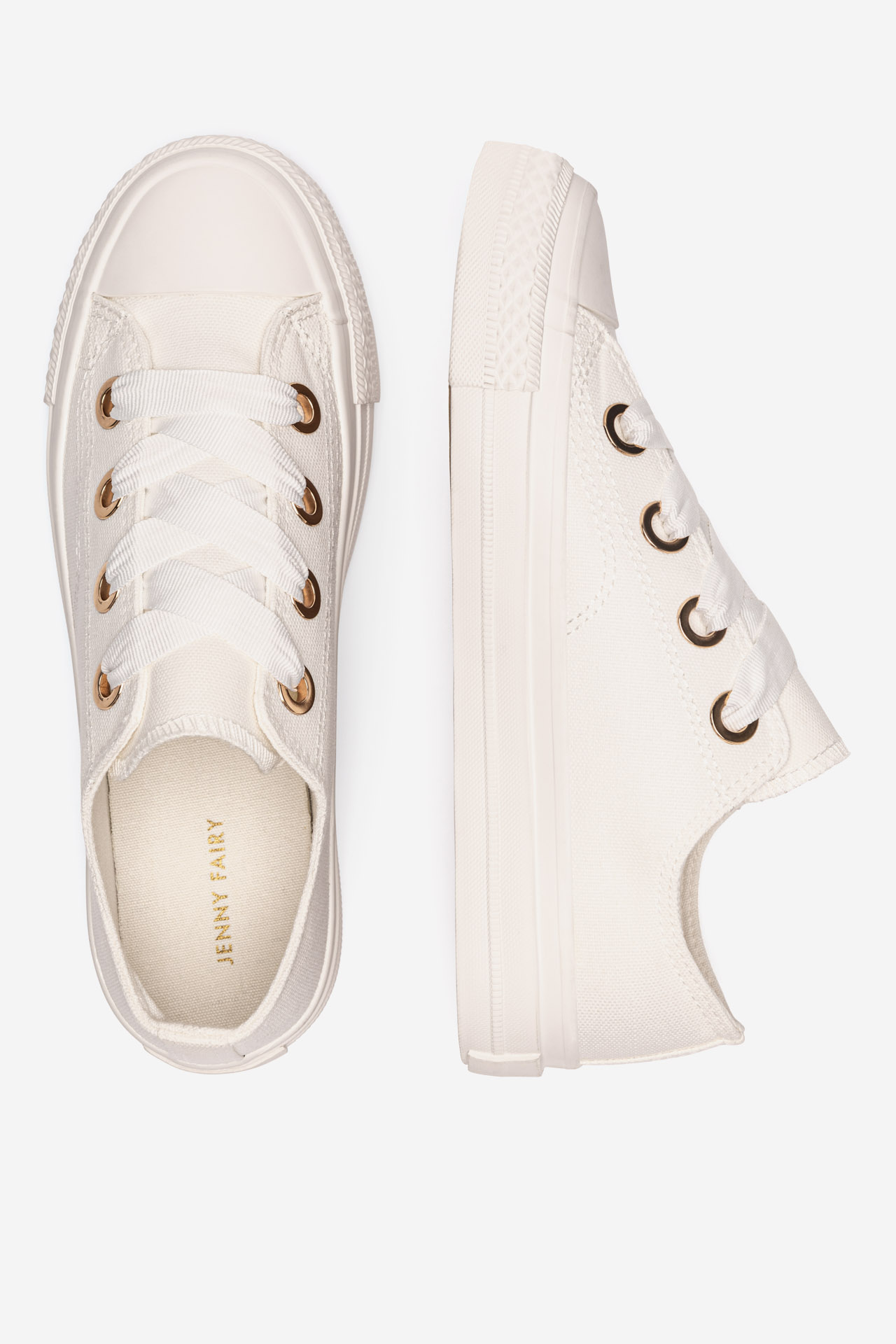 Platnene superge Bela