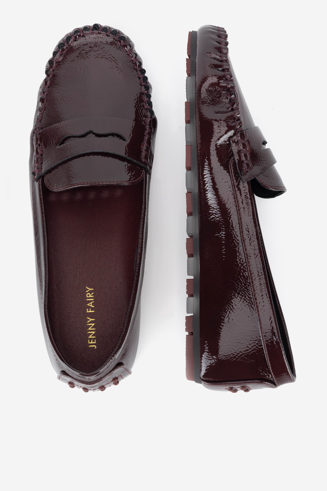 Mokasíny BORDÓ