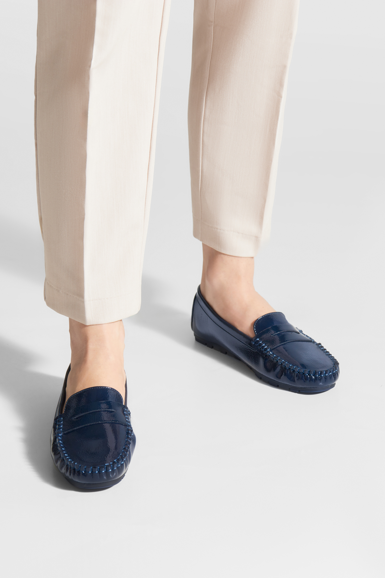 Mokasíny TMAVĚ MODRÁ