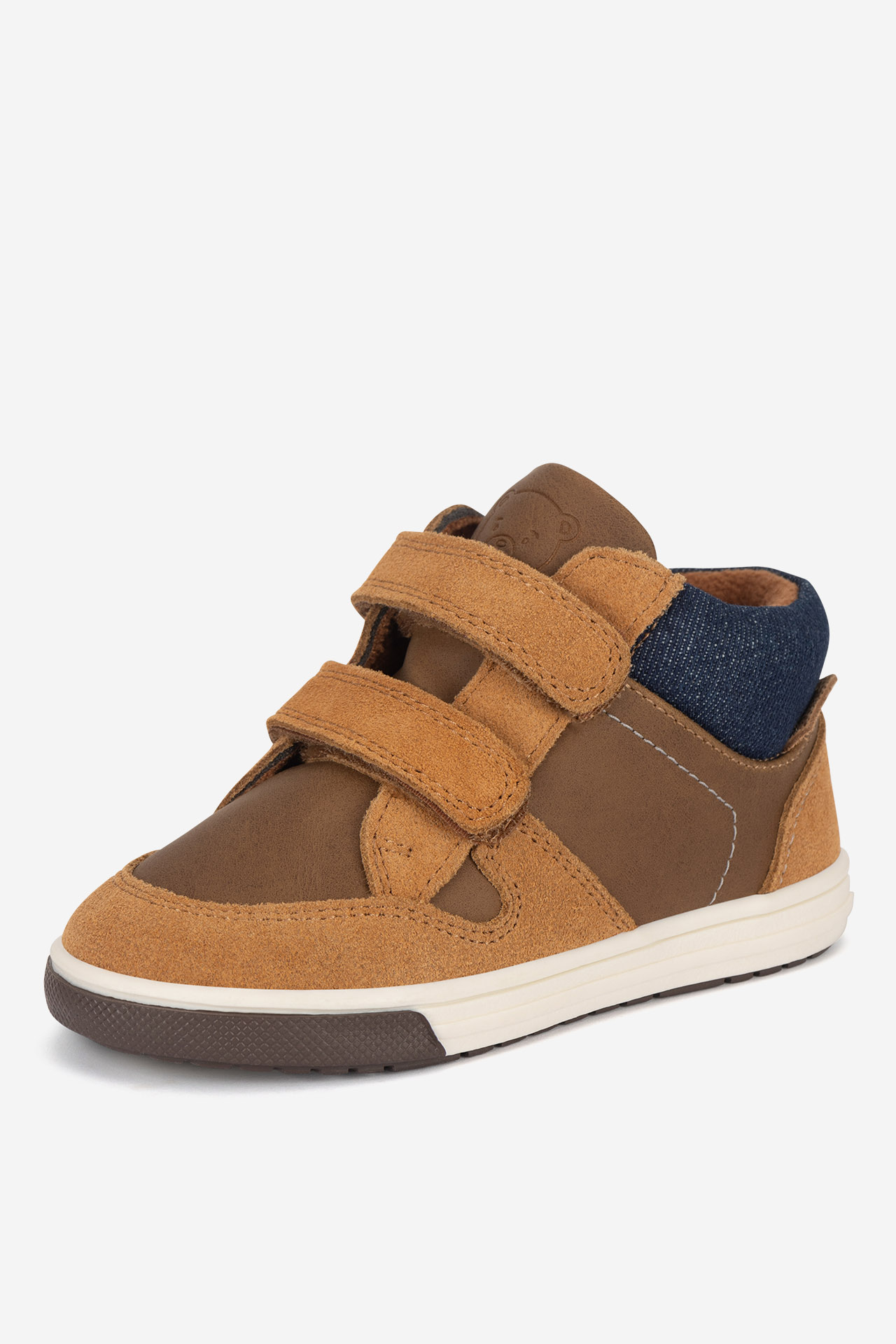 Šněrovací vyšší obuv HNĚDÁ