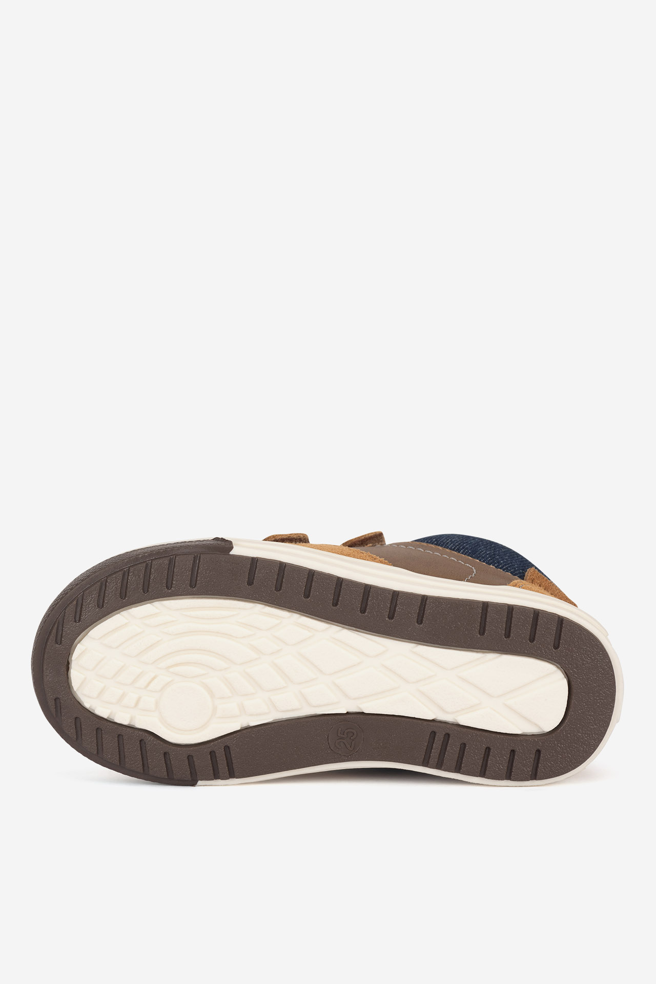 Šněrovací vyšší obuv HNĚDÁ