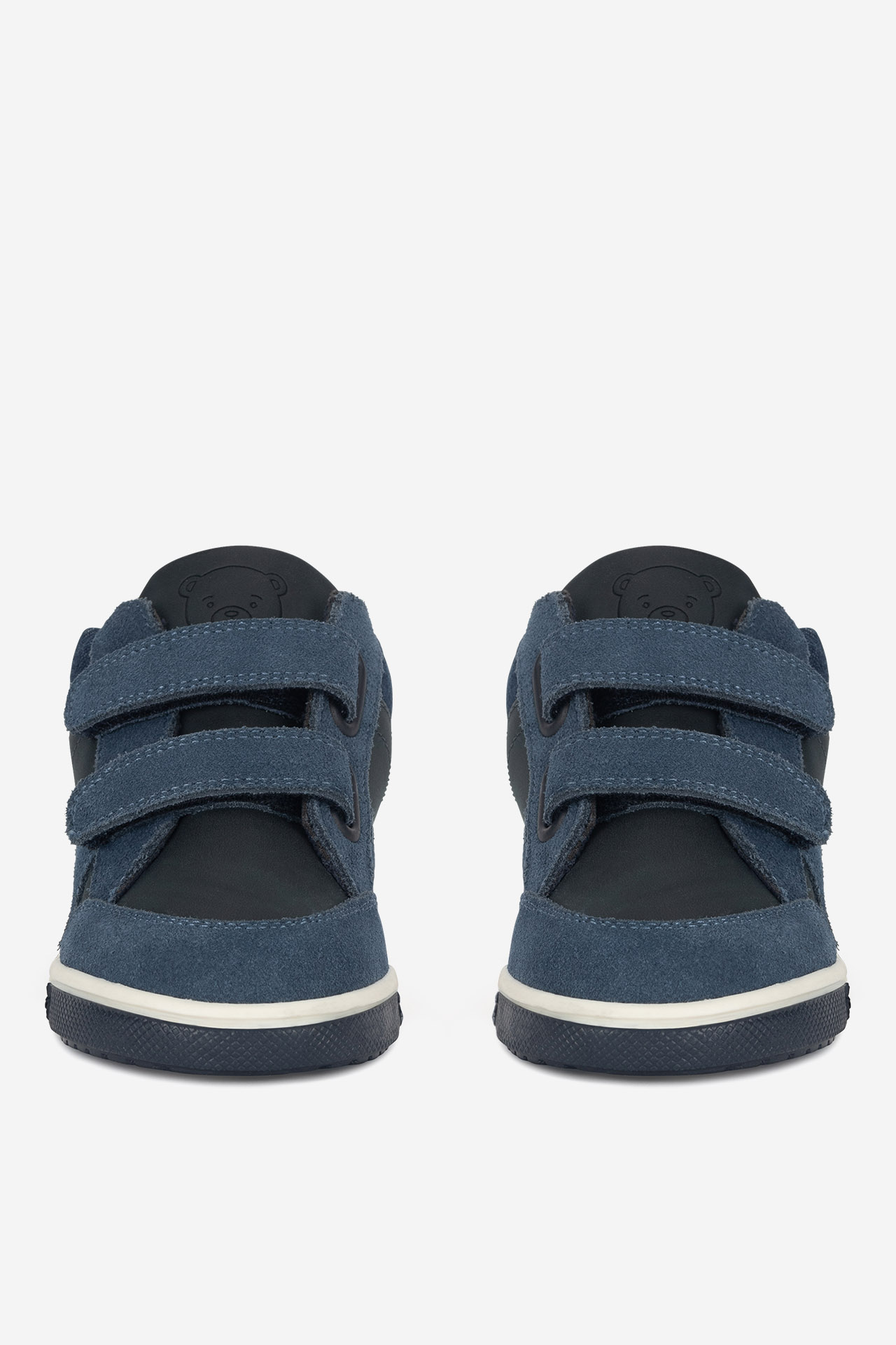 Šněrovací vyšší obuv TMAVĚ MODRÁ