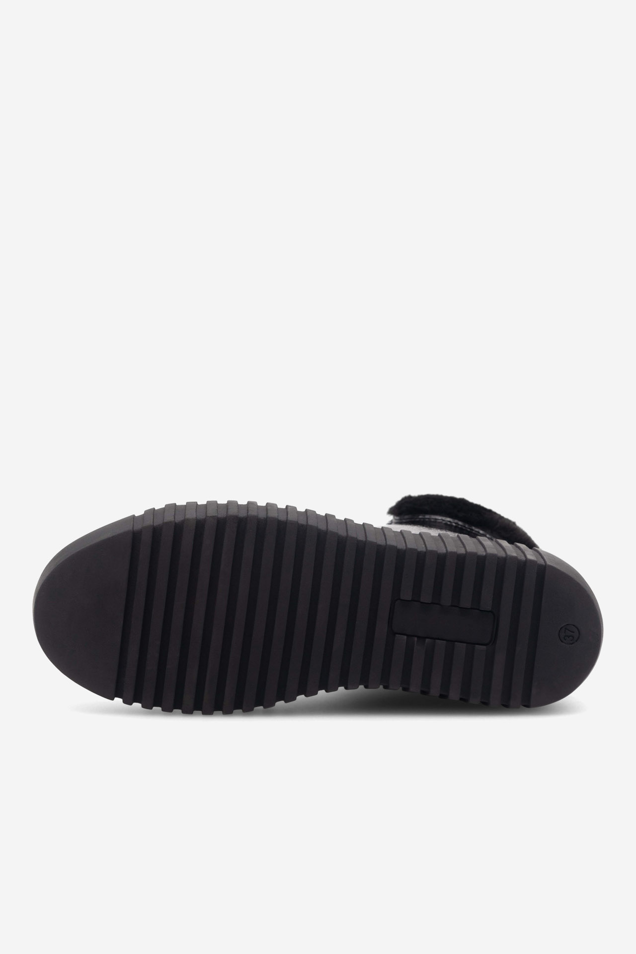 Gležnjarji z vezalkami Črna