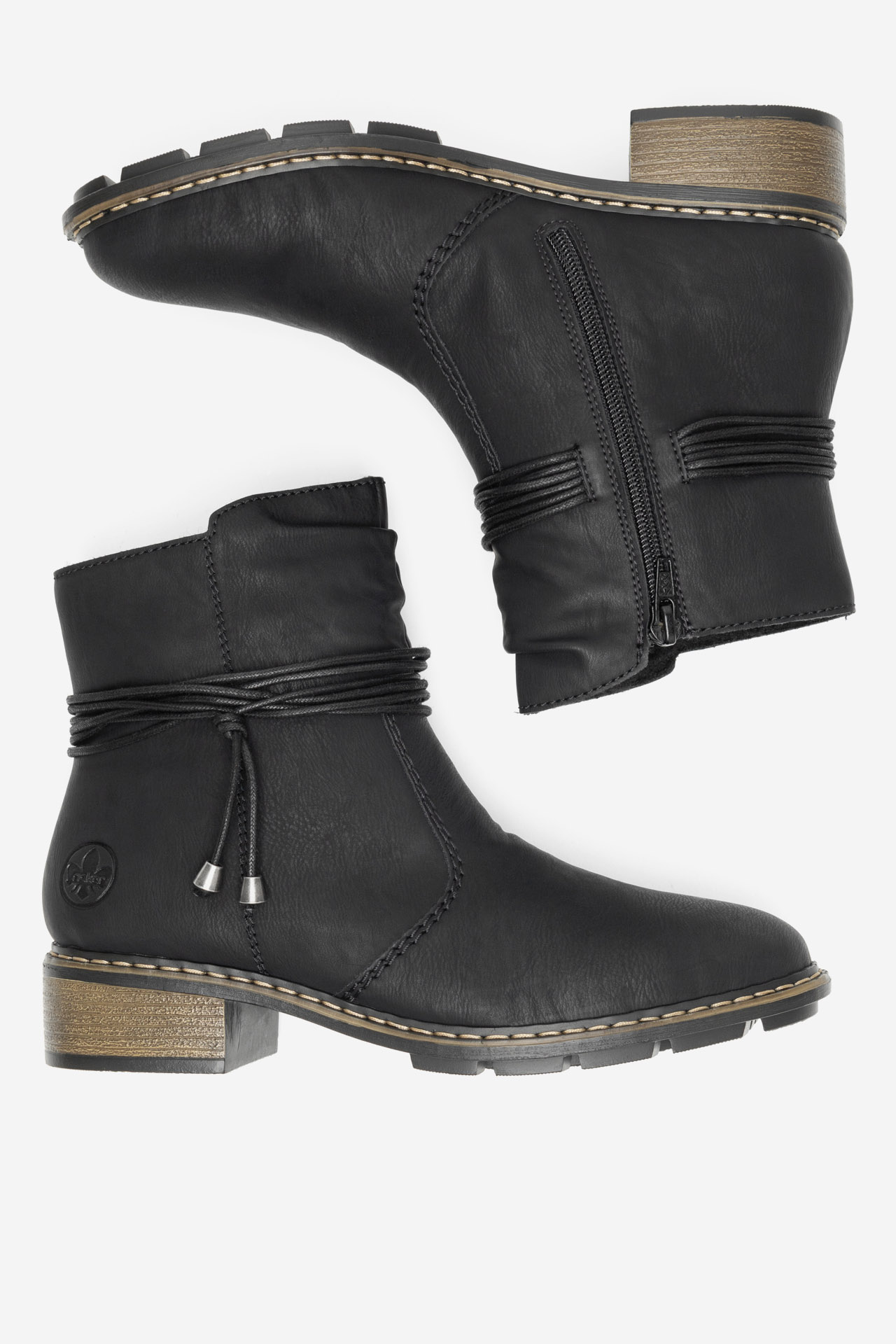 Kotníková obuv ČERNÁ