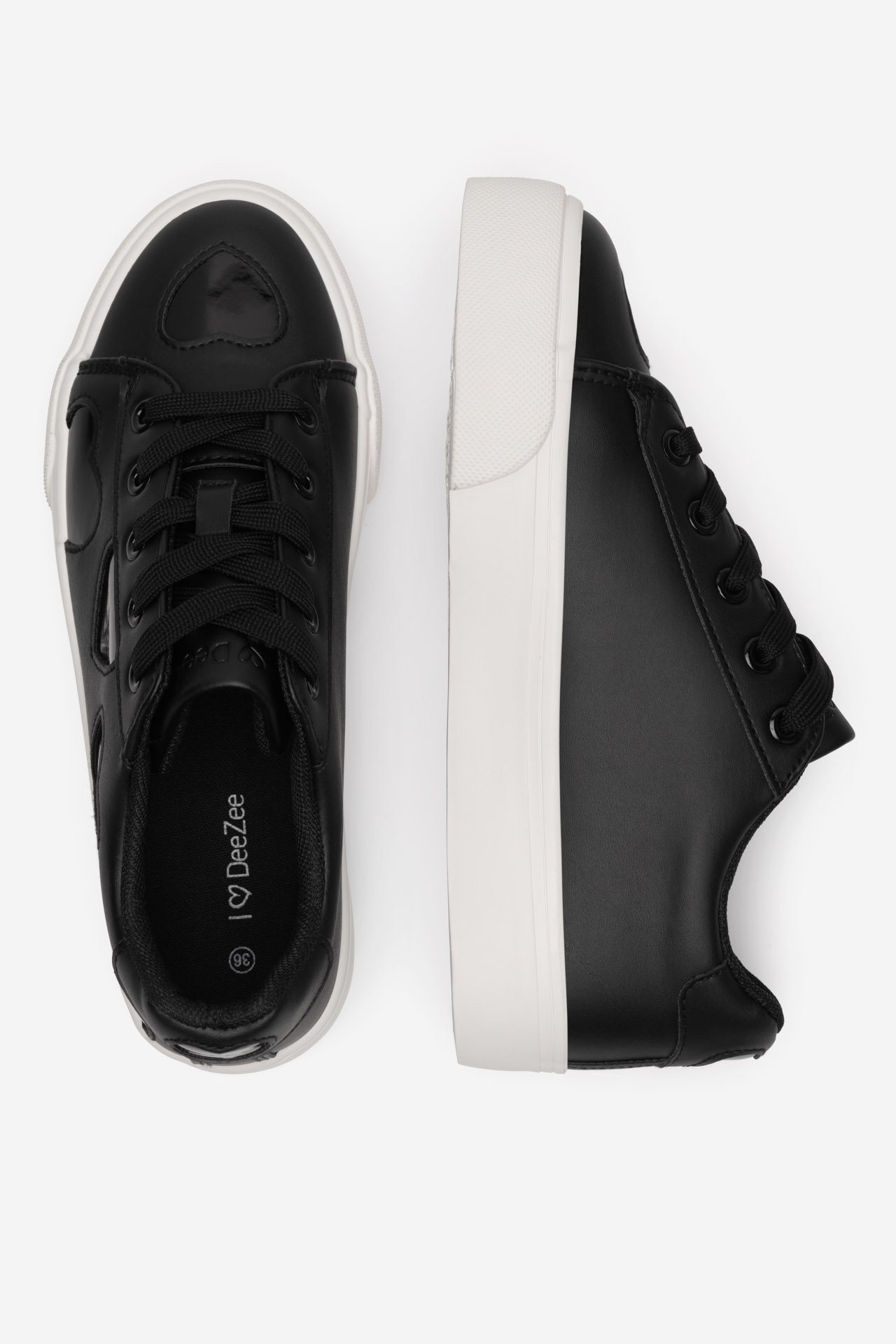 Platnene superge Črna