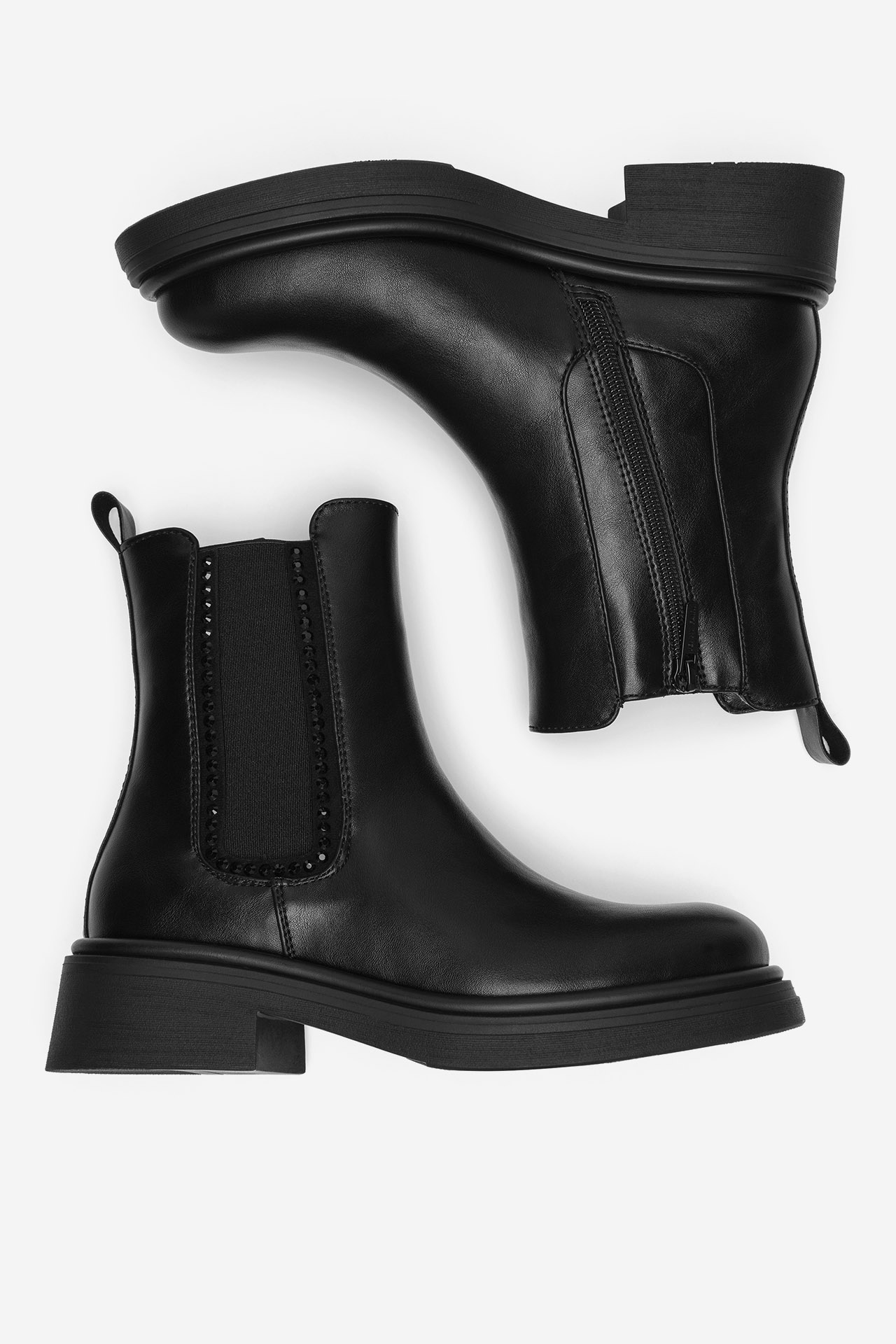 Kotníková obuv ČERNÁ