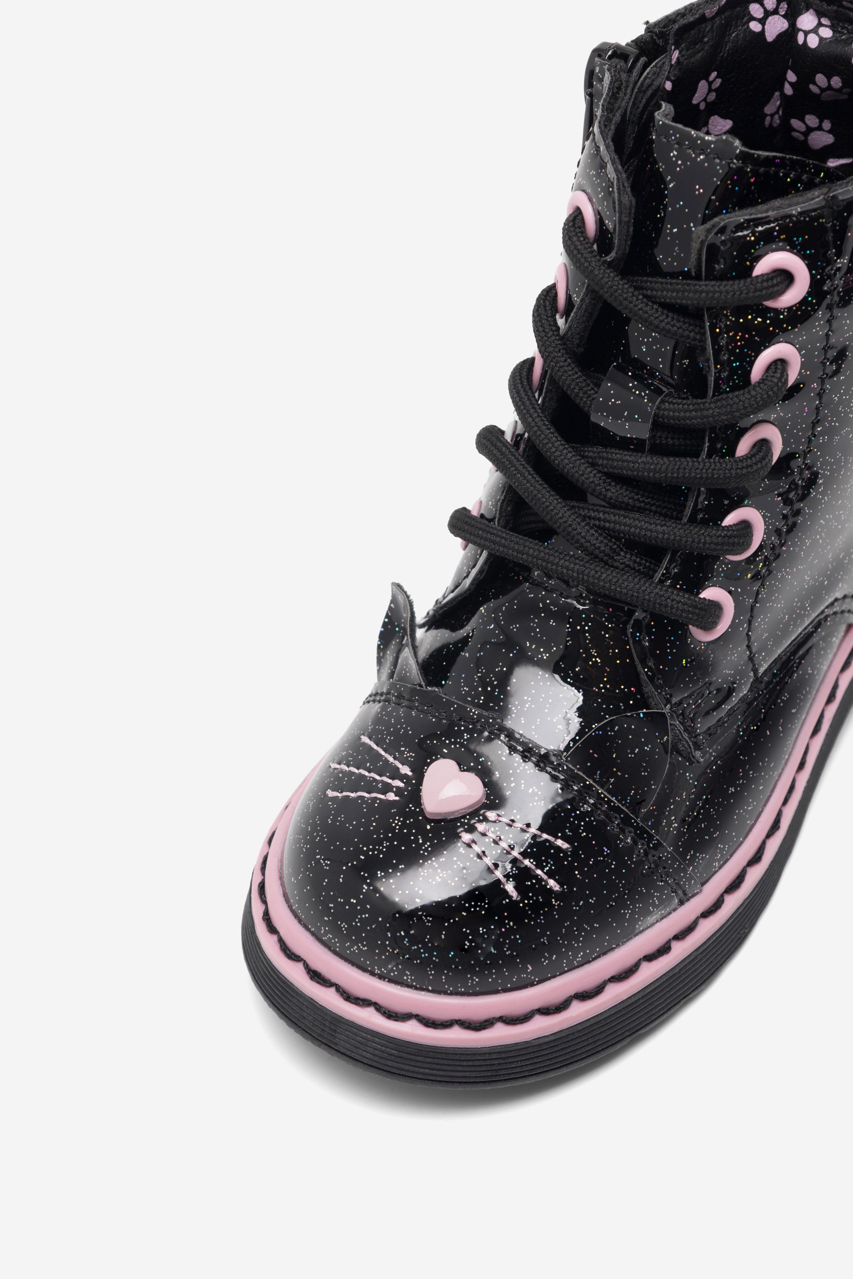 Gležnjarji z vezalkami Črna